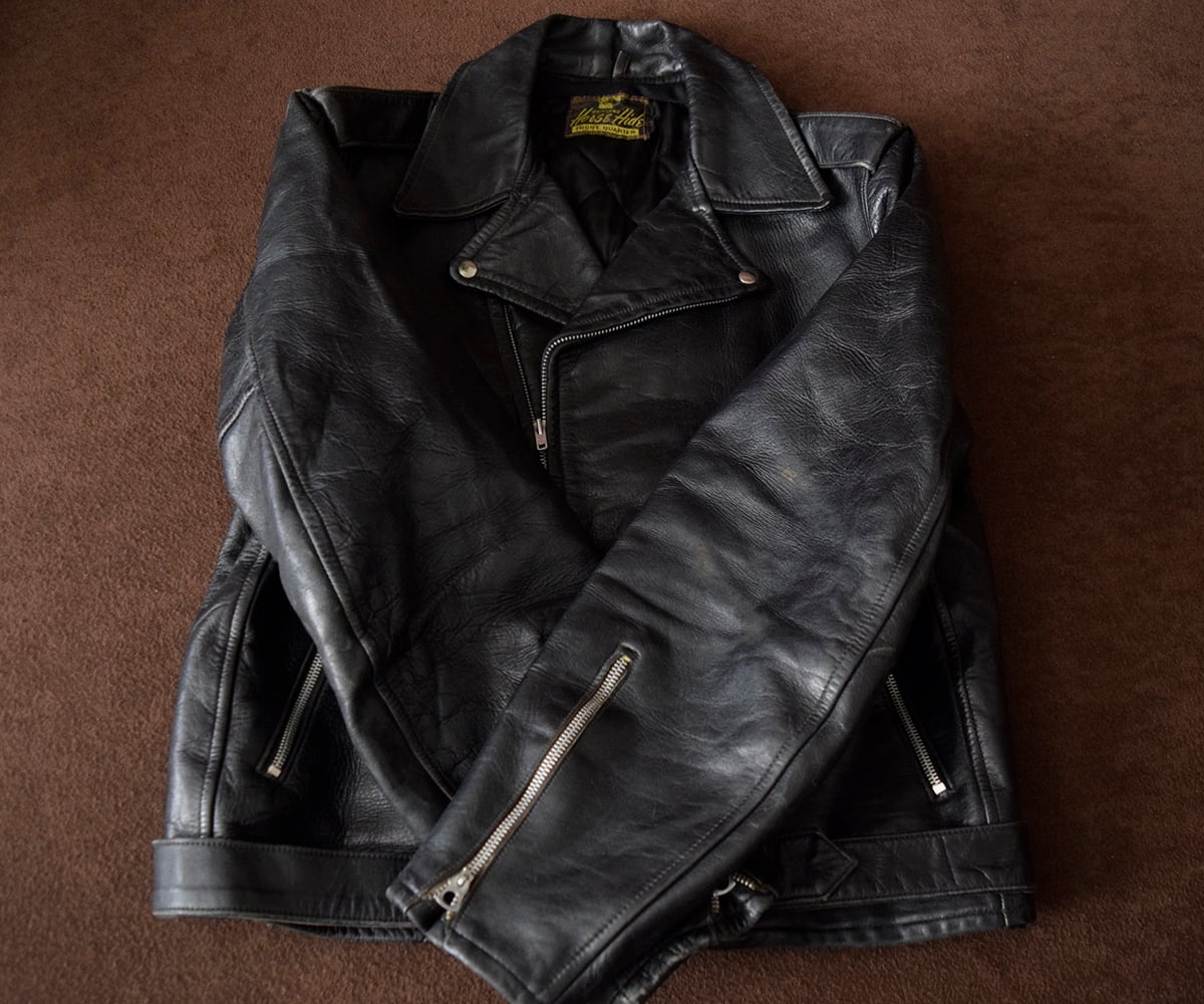 50s HORSEHIDE DOUBLE RIDERS | SECOND TIME GLORY | ヴィンテージ