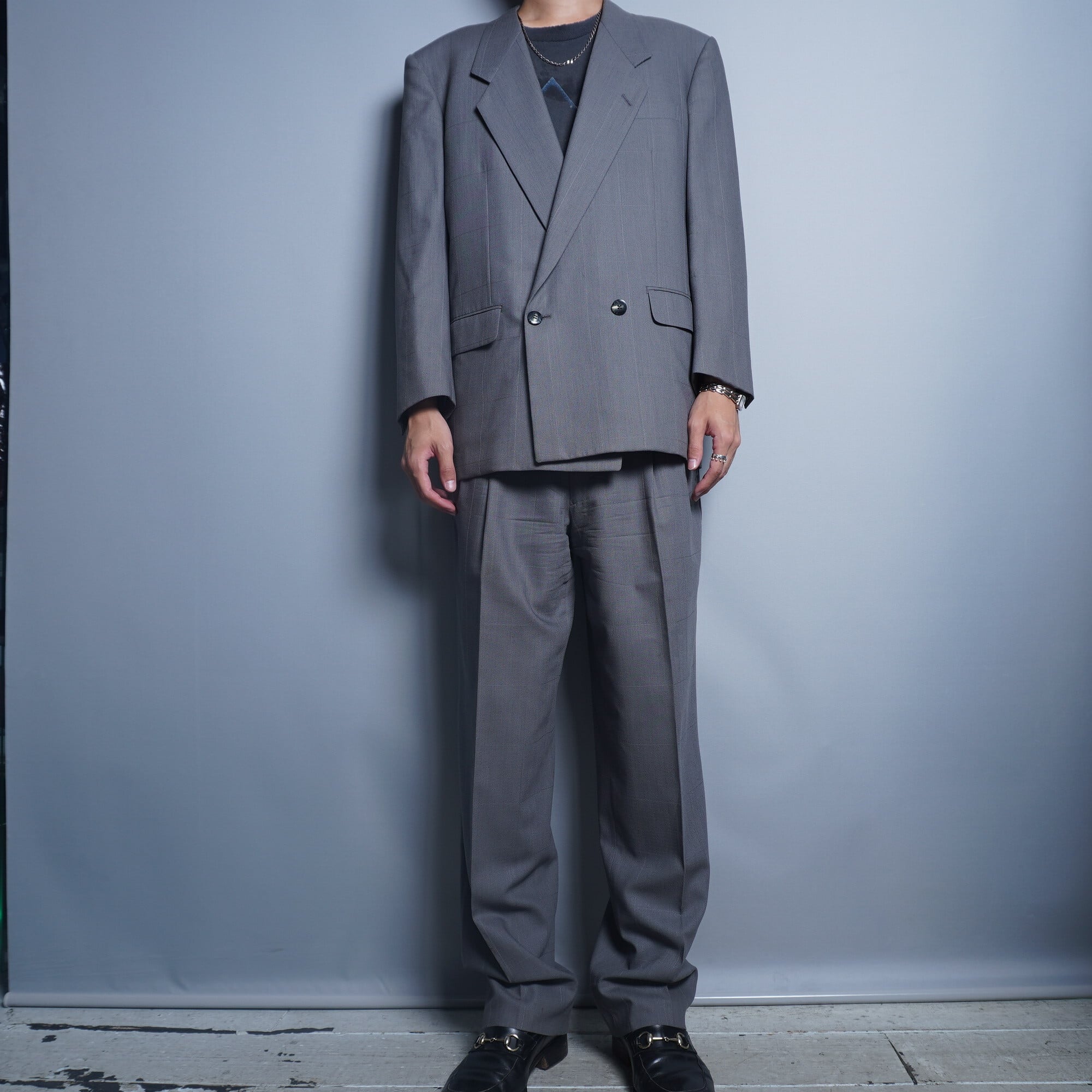 Christian Dior】クリスチャンディオール ダブルセットアップスーツ