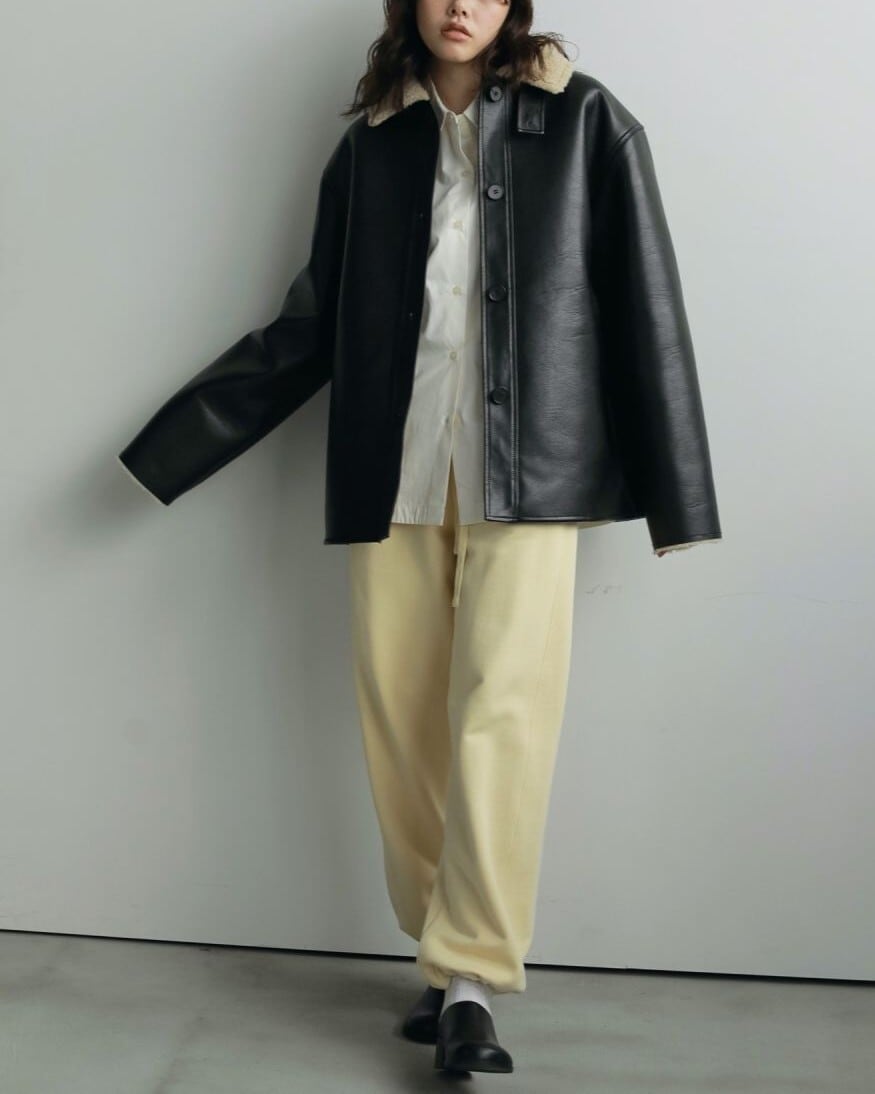 anuke(アンヌーク) Boa Flight Jacket | サウスオレンジ｜メンズ