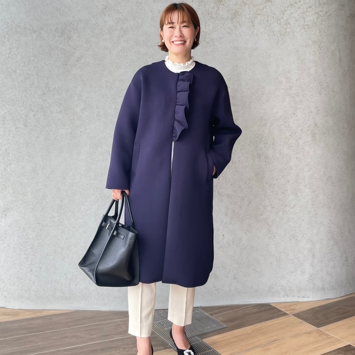 17980円】完売keepmyclosetすっきりノーカラーコート セレモニー