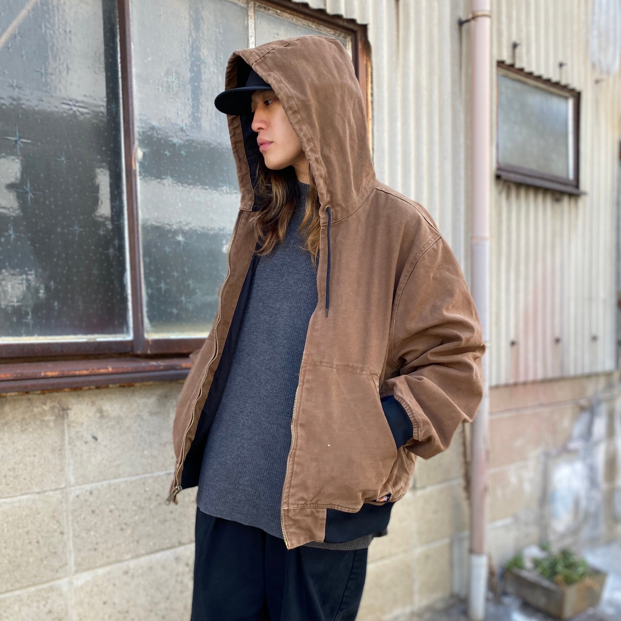 Dickies ディッキーズ アクティブジャケット型 ダック地 フルジップ