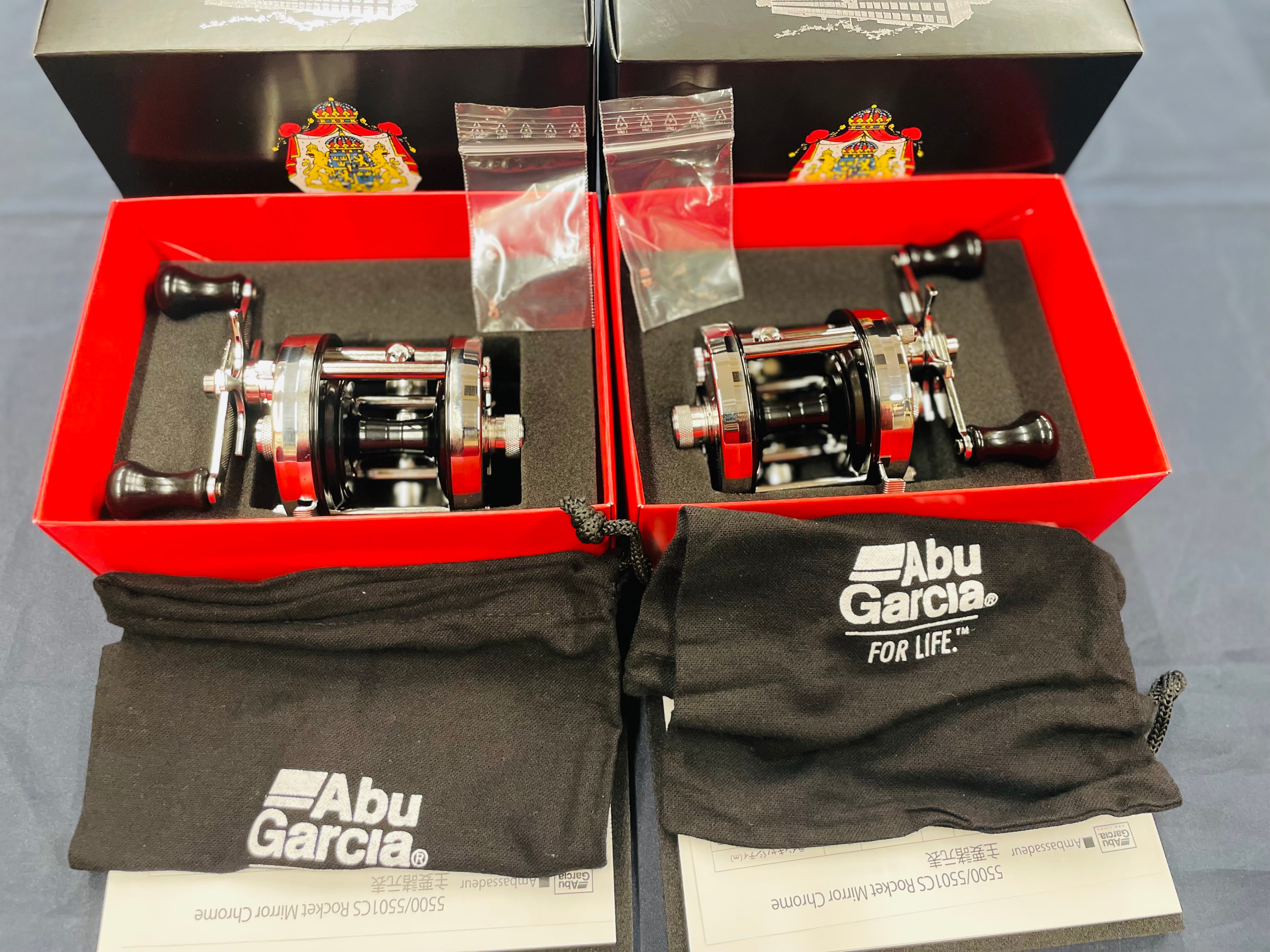 数量限定/AbuGarciaxDAYSPROUT Ambassadeur 5500/5501CS Rocket Mirror