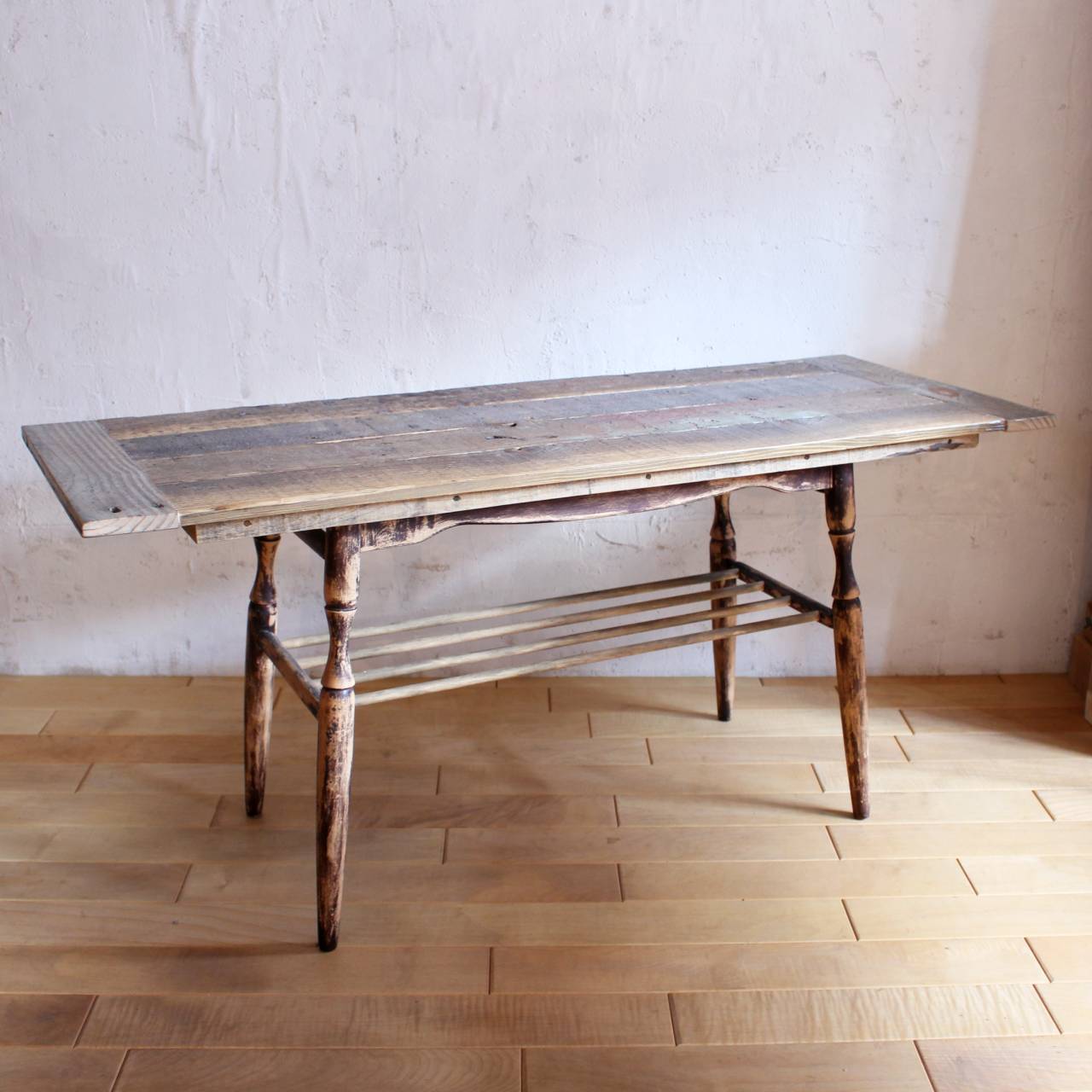 リメイク家具｜古材のローテーブル | SELECT + plus den.