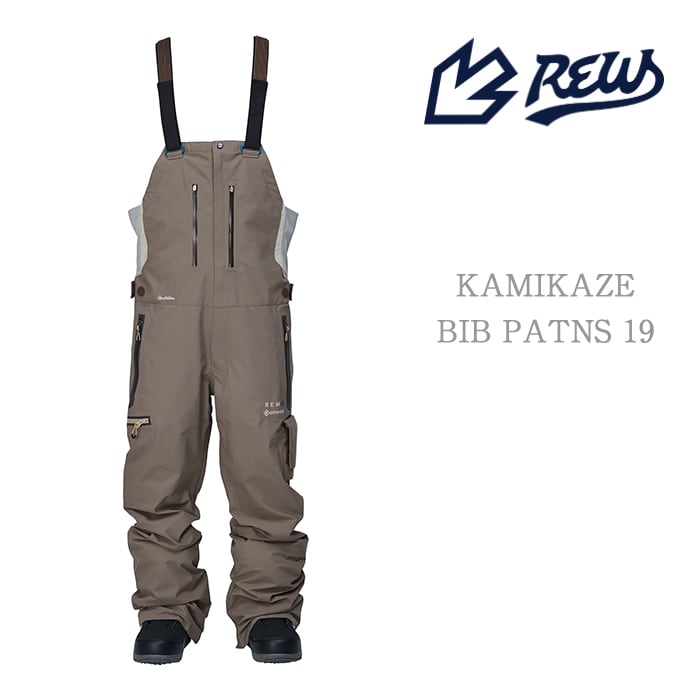 REW 『 KAMIKAZE BIB PANTS 19 』24-25 GORE-TEX スノーボード ウェア