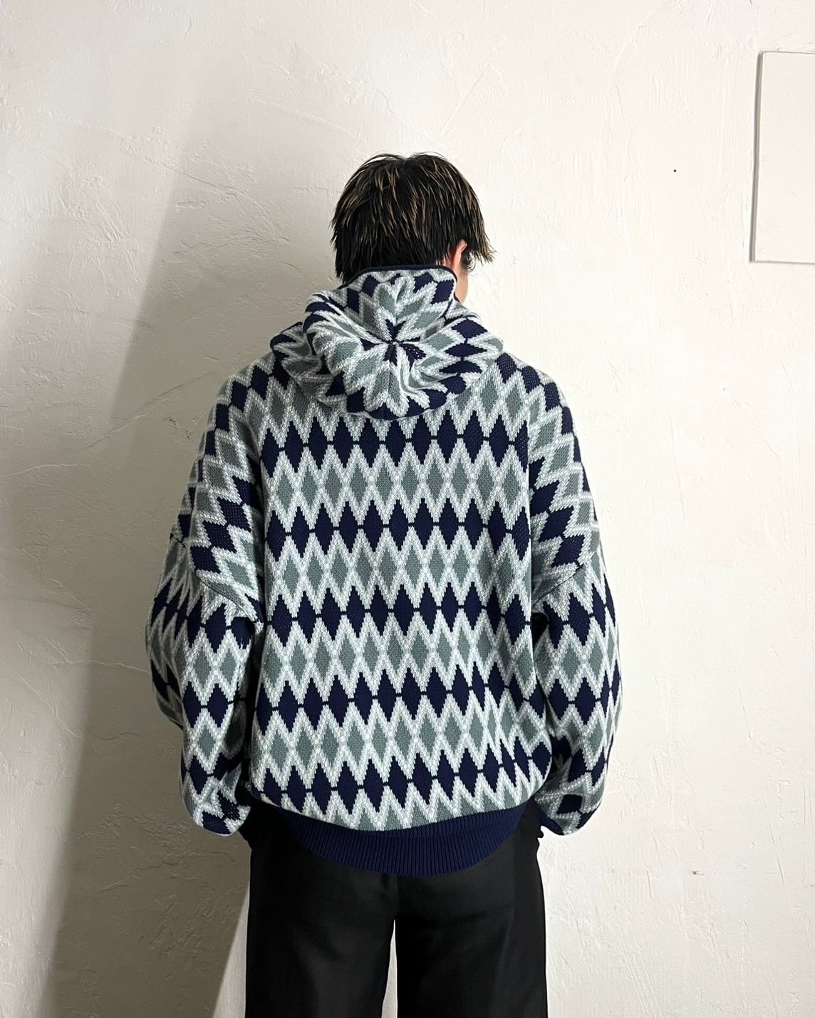 23AW DAIRIKU Face Cover Knit Pullover | VOLAR