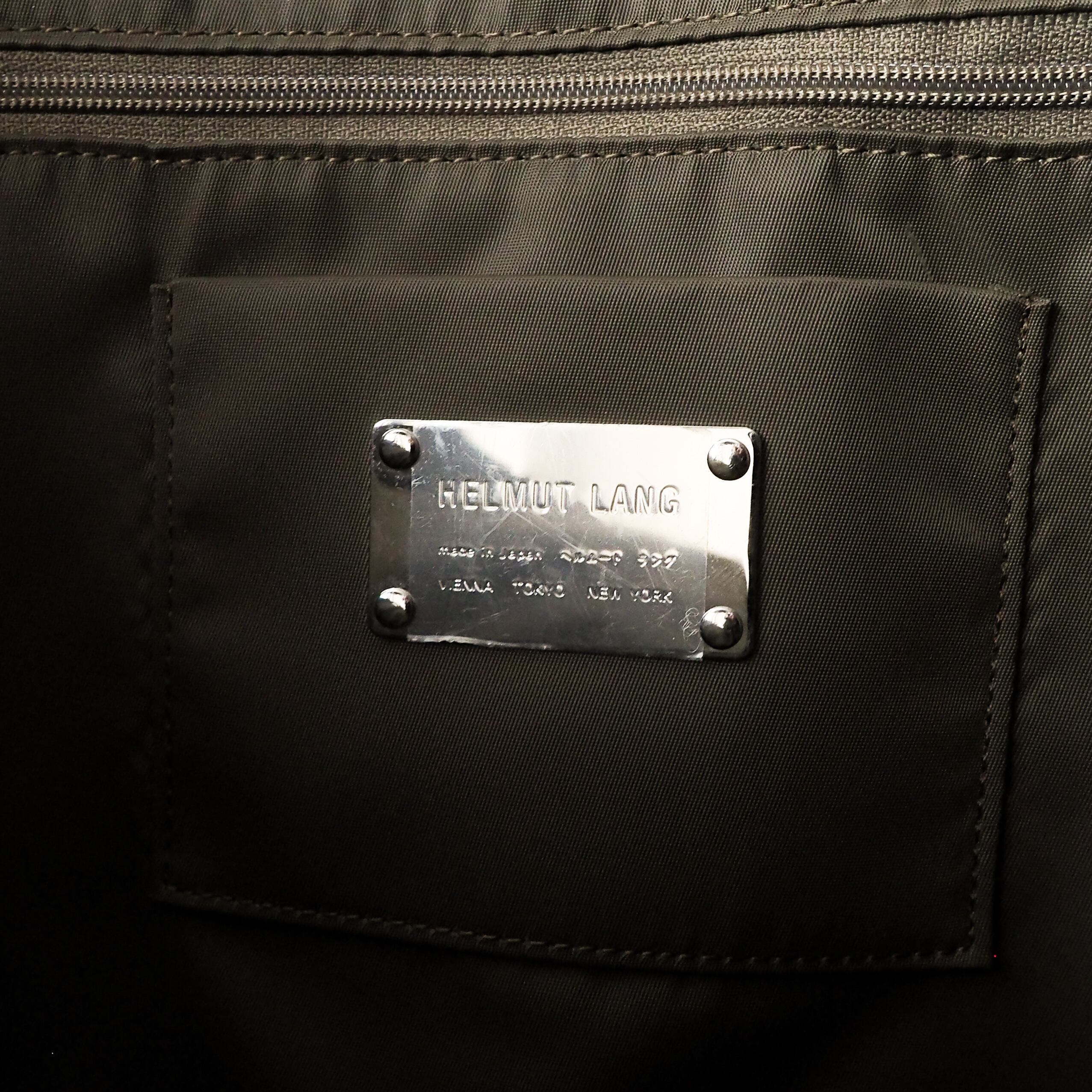 HELMUT LANG” by HELMUT LANG 本人期 helmet bag ヘルムートラング