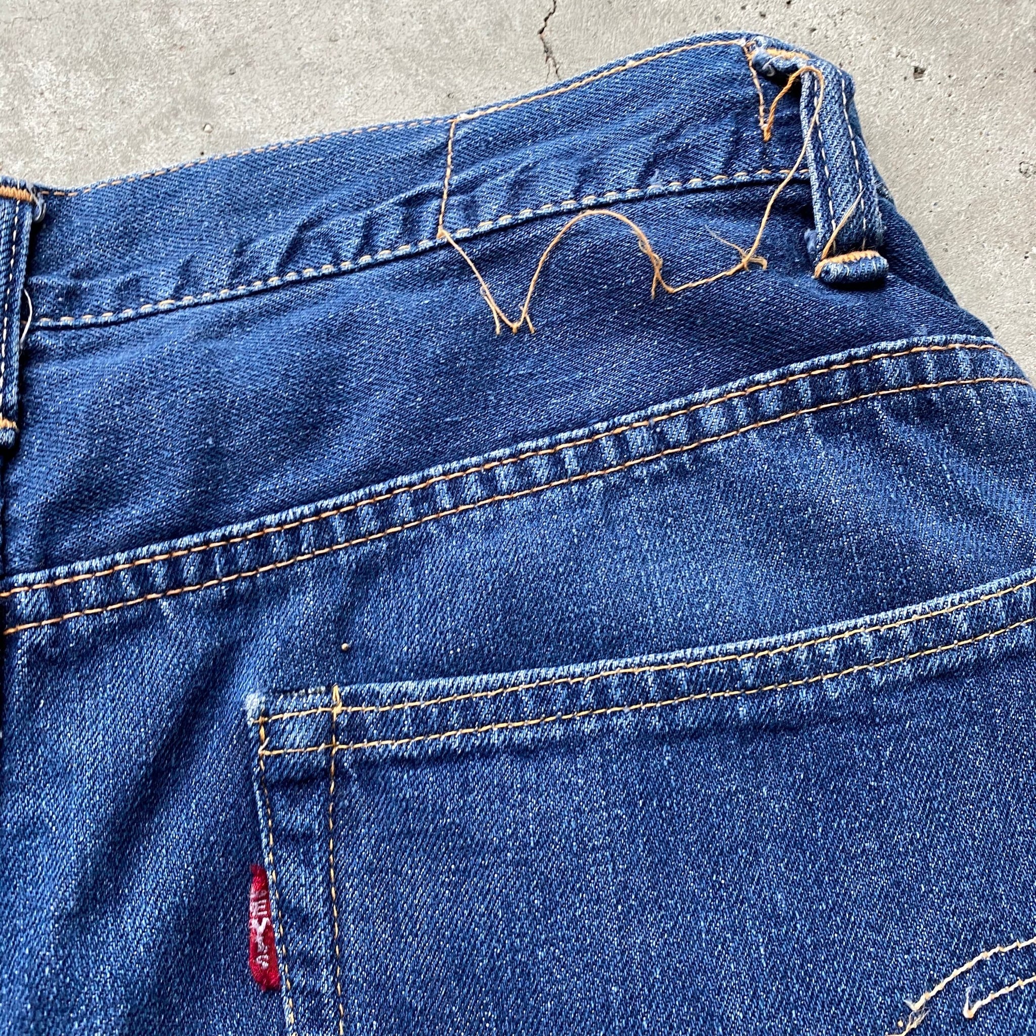 希少 50年代 ビンテージ USA製 Levi's リーバイス 701XX 片面タブ 後期