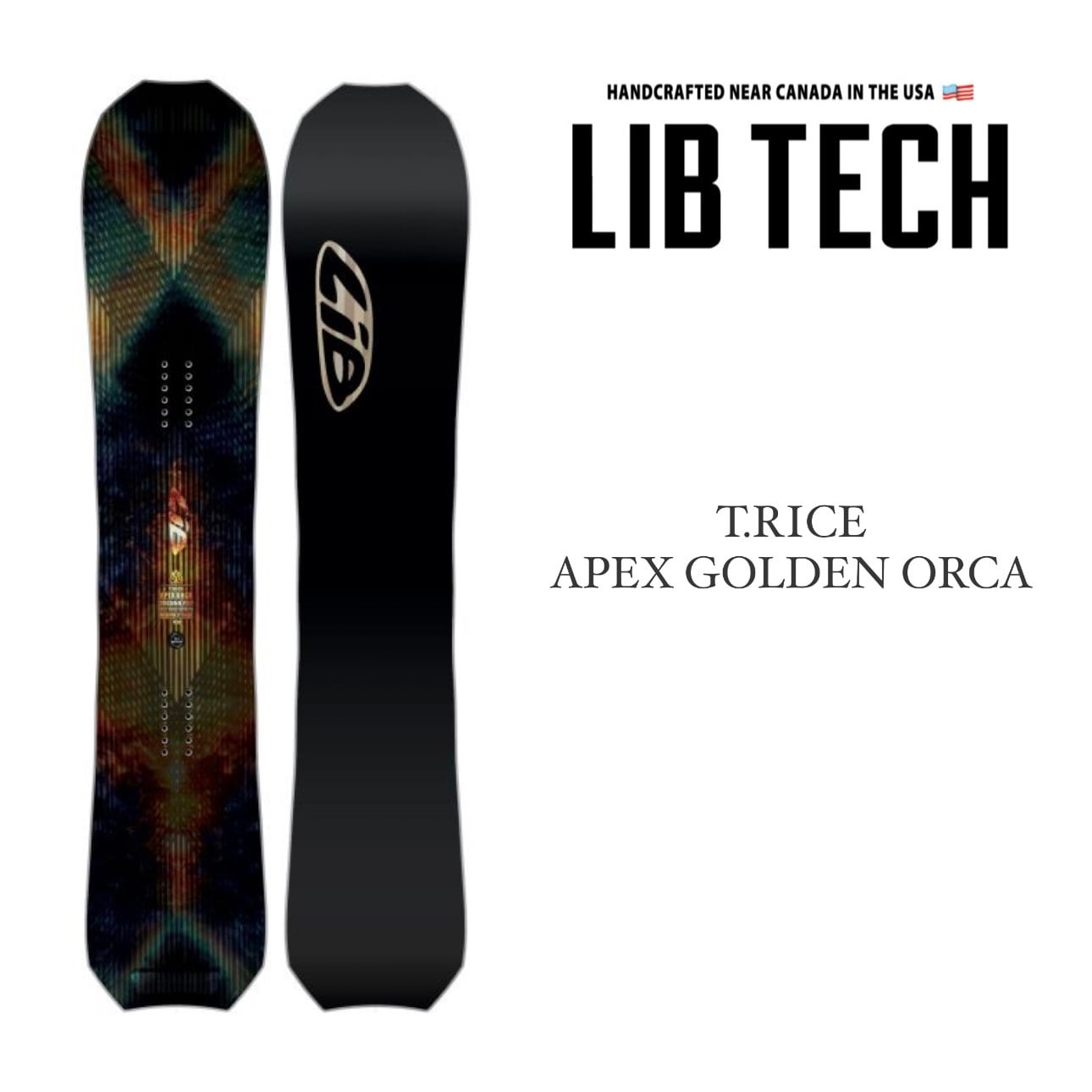 24-25モデル . LIB TECH .『 T.RICE APEX ORCA 』. リブテック