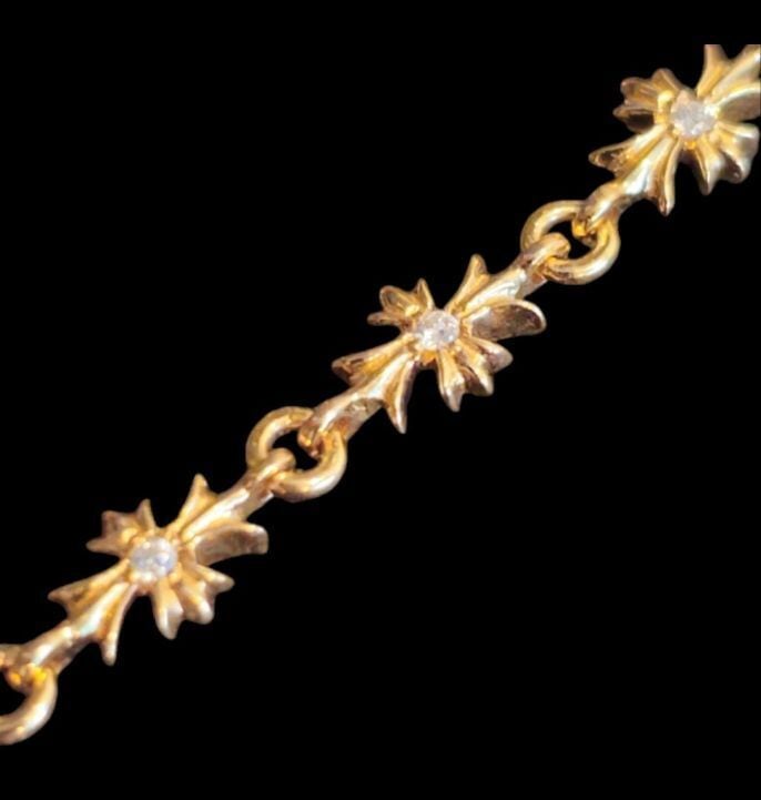 CHROME HEARTS クロムハーツ タイニーE CHプラス ブレスレット 22K