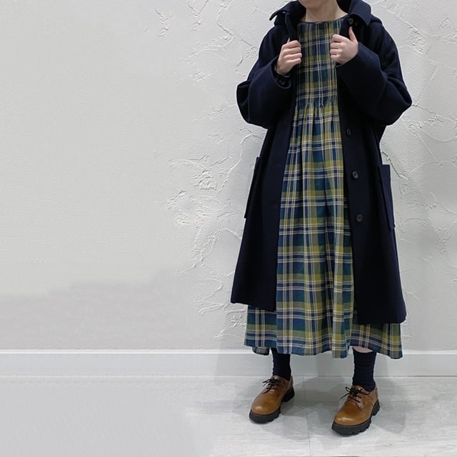 maison de soil wool mossa hood coat | CoCo Cuore