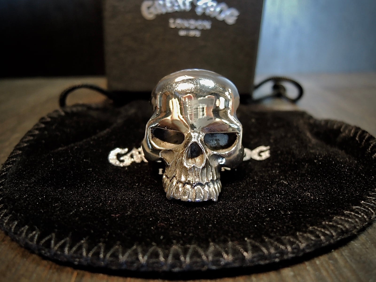 THE GREAT FROG Large Evil Skull Ring グレートフロッグ