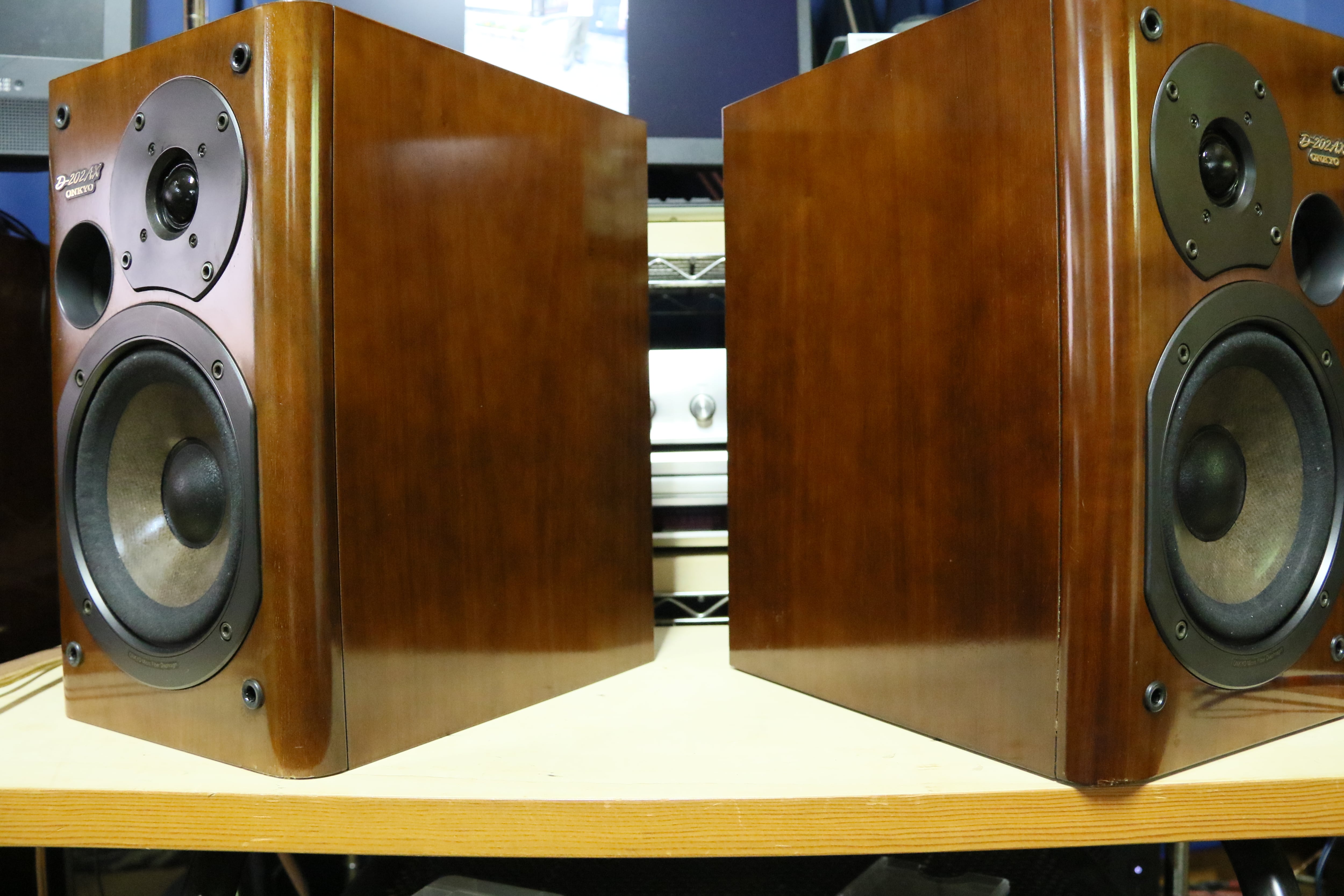 名機スピーカー】ONKYO 2WAYスピーカ D-202AX （管25065