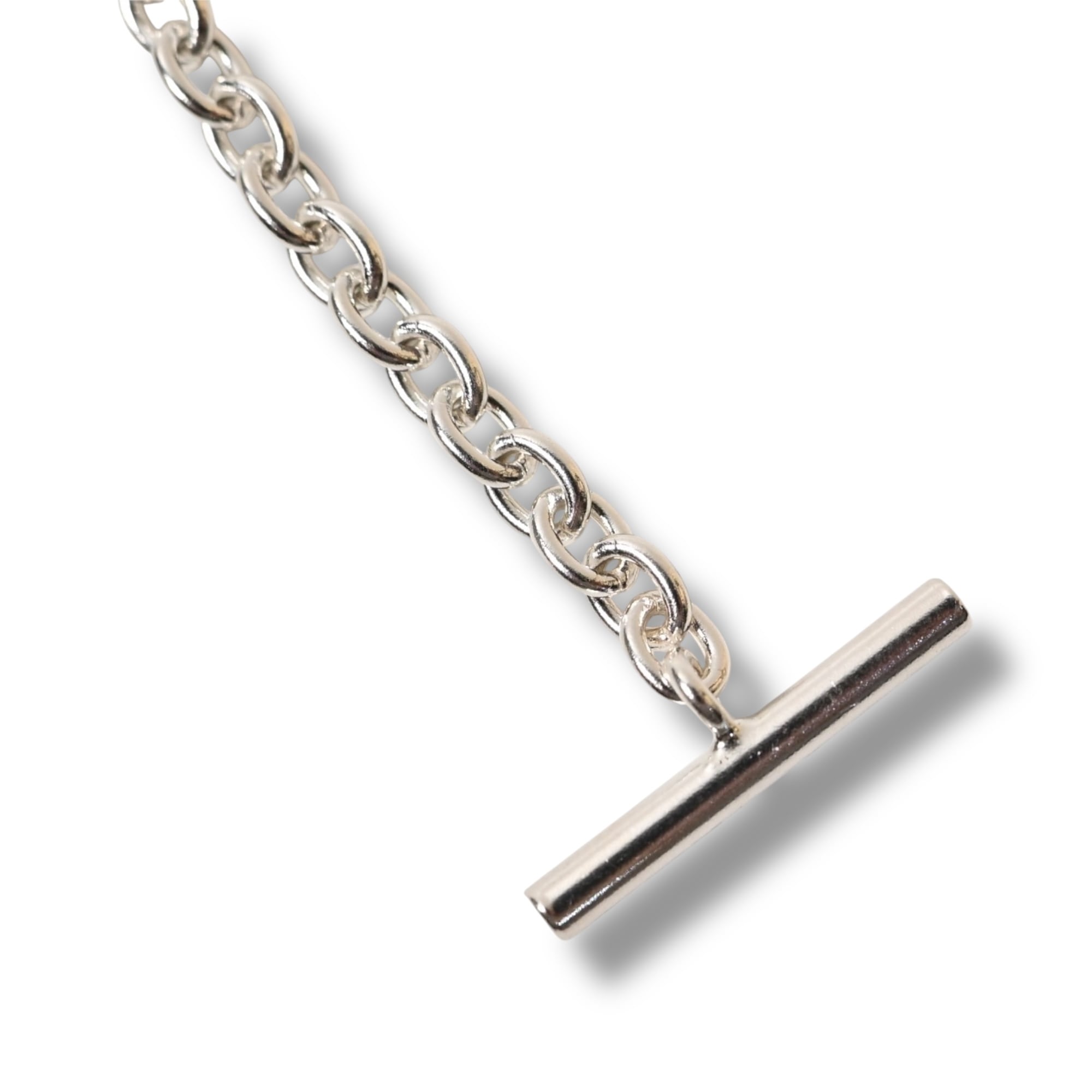 BW Lucky Penny T-Bar Silver Bracelet | Button Works Store ボタン