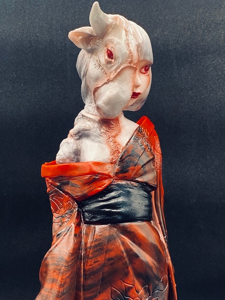 真説・物ノ怪少女 くだん〜赤黒斑 | ヒカリトイズ