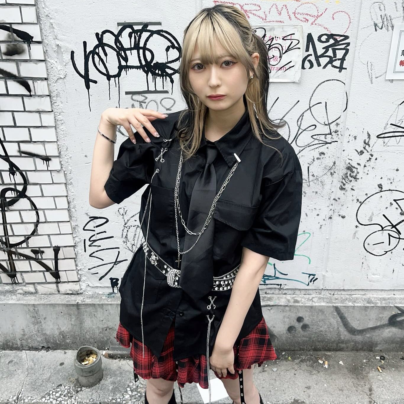 3点セット】チェーンUPタイ付き半袖シャツ | VOLCAN&APHRODITE