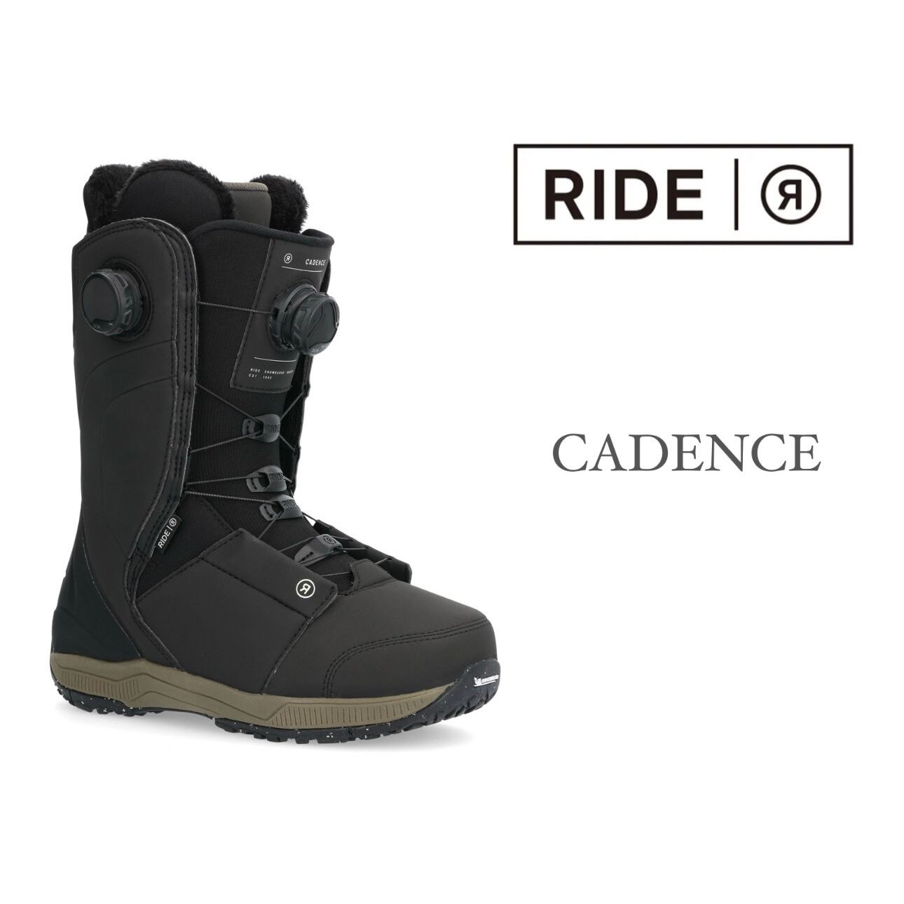 24-25モデル . RIDE .『 CADENCE 』. Black . ライド . ケイデンス