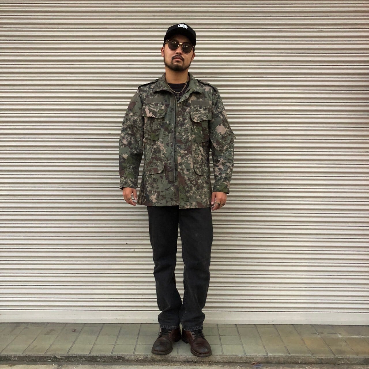 韓国軍 Gore Tex 実物 ゴアテックス デジカモ 迷彩 フィールド