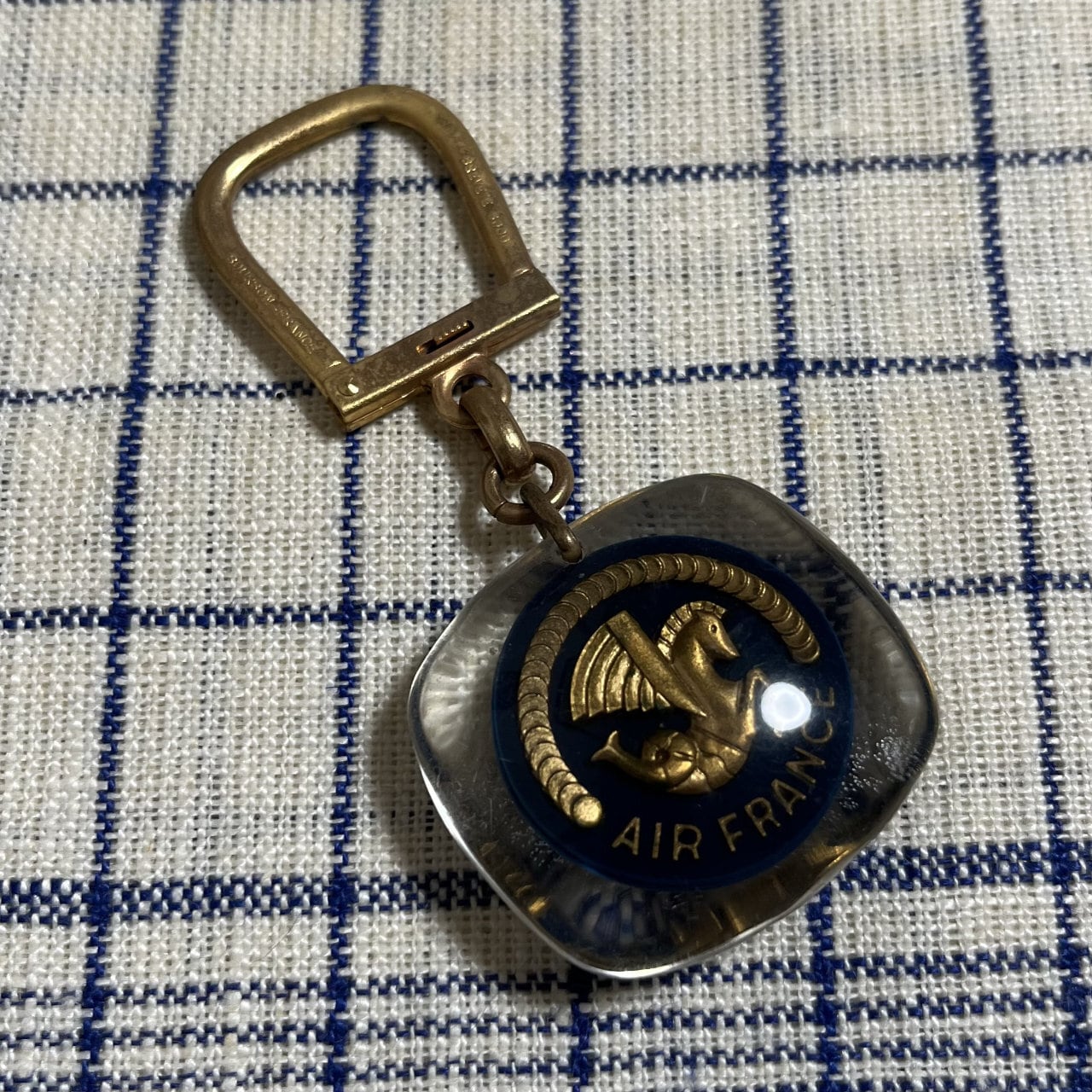 60年代フランスブルボンキーホルダー エールフランス シーホース