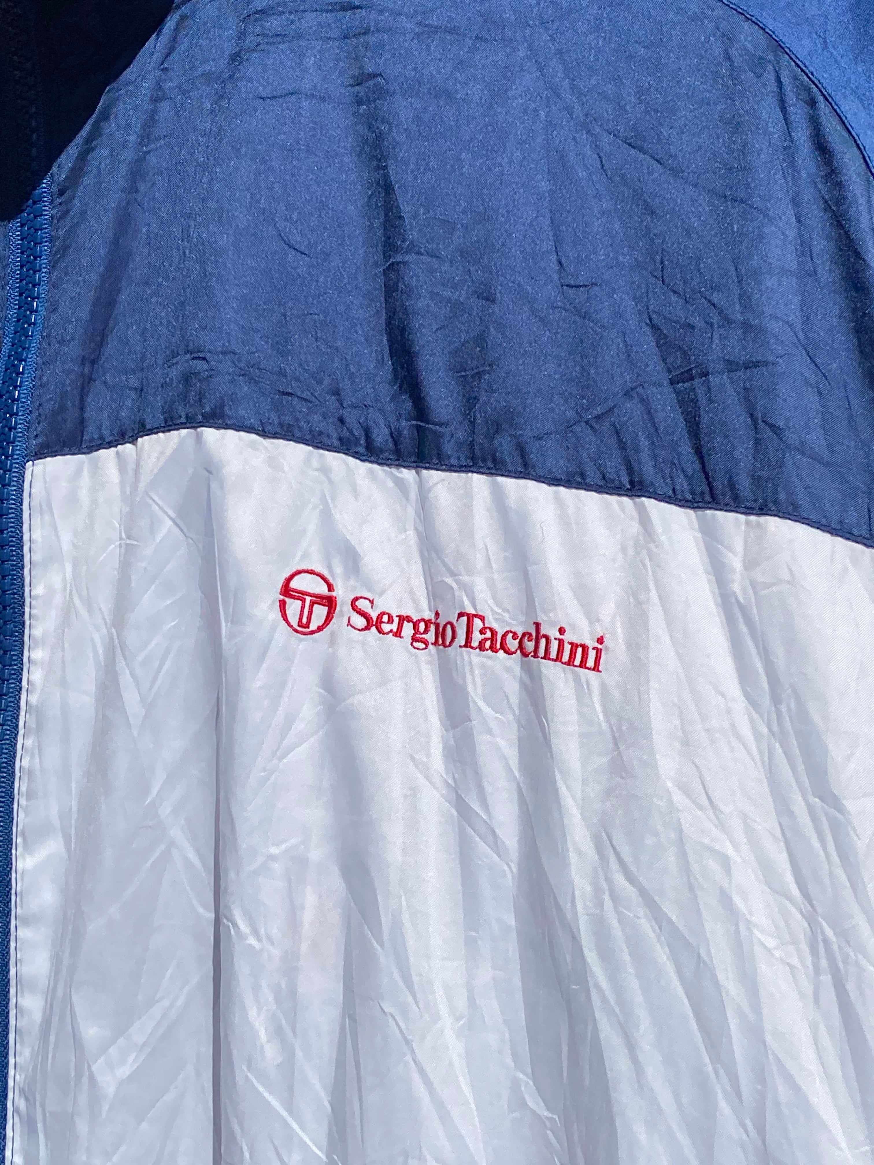 90's Sergio Tacchini ナイロントラックジャケット 実寸Lサイズ程