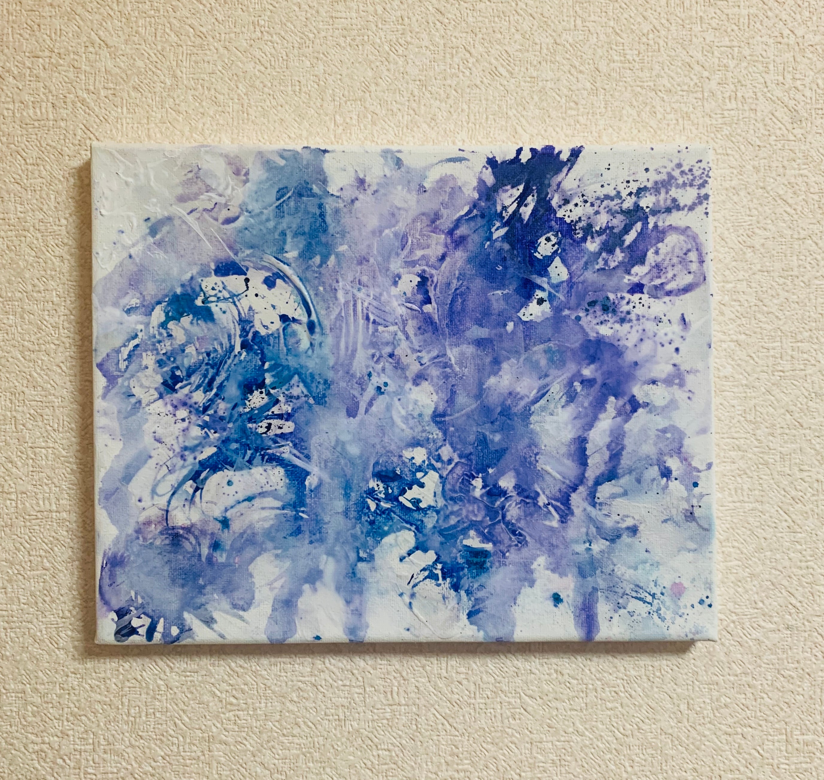 抽象画アート No.013 カラーインク F3サイズ | Kasui_Artwork