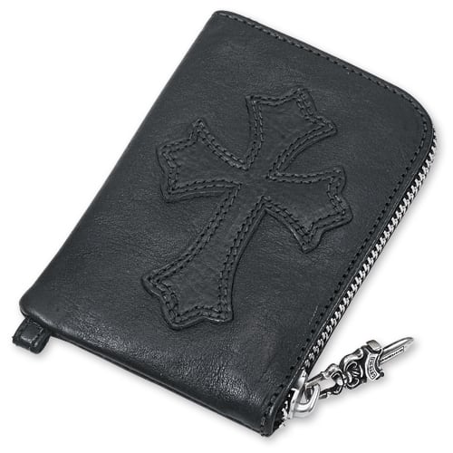 CHROME HEARTS クロムハーツ Wallet ウォレット 財布 レザー】タイニー