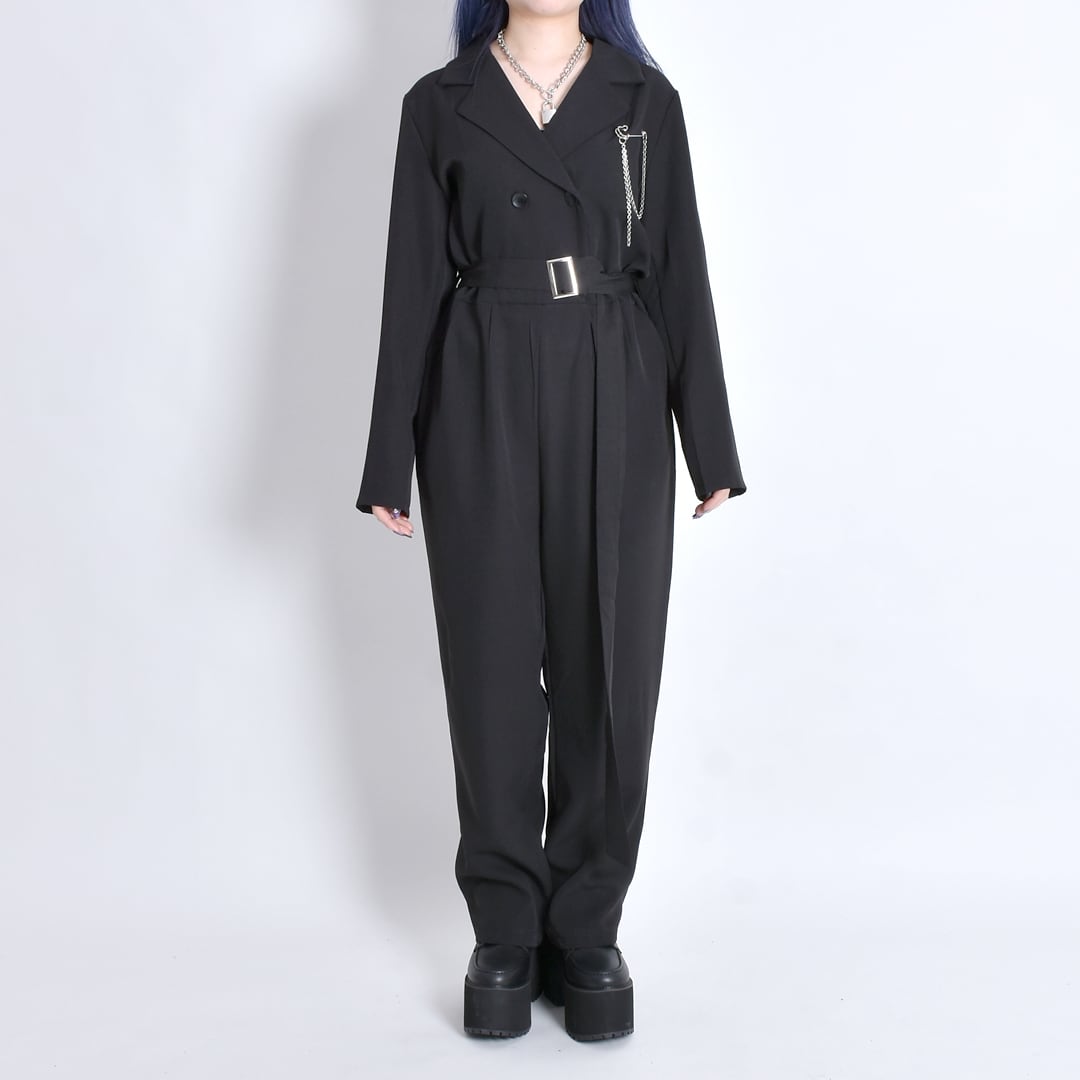 50%OFF】PIN×チェーン ジャンプスーツ | VOLCAN&APHRODITE