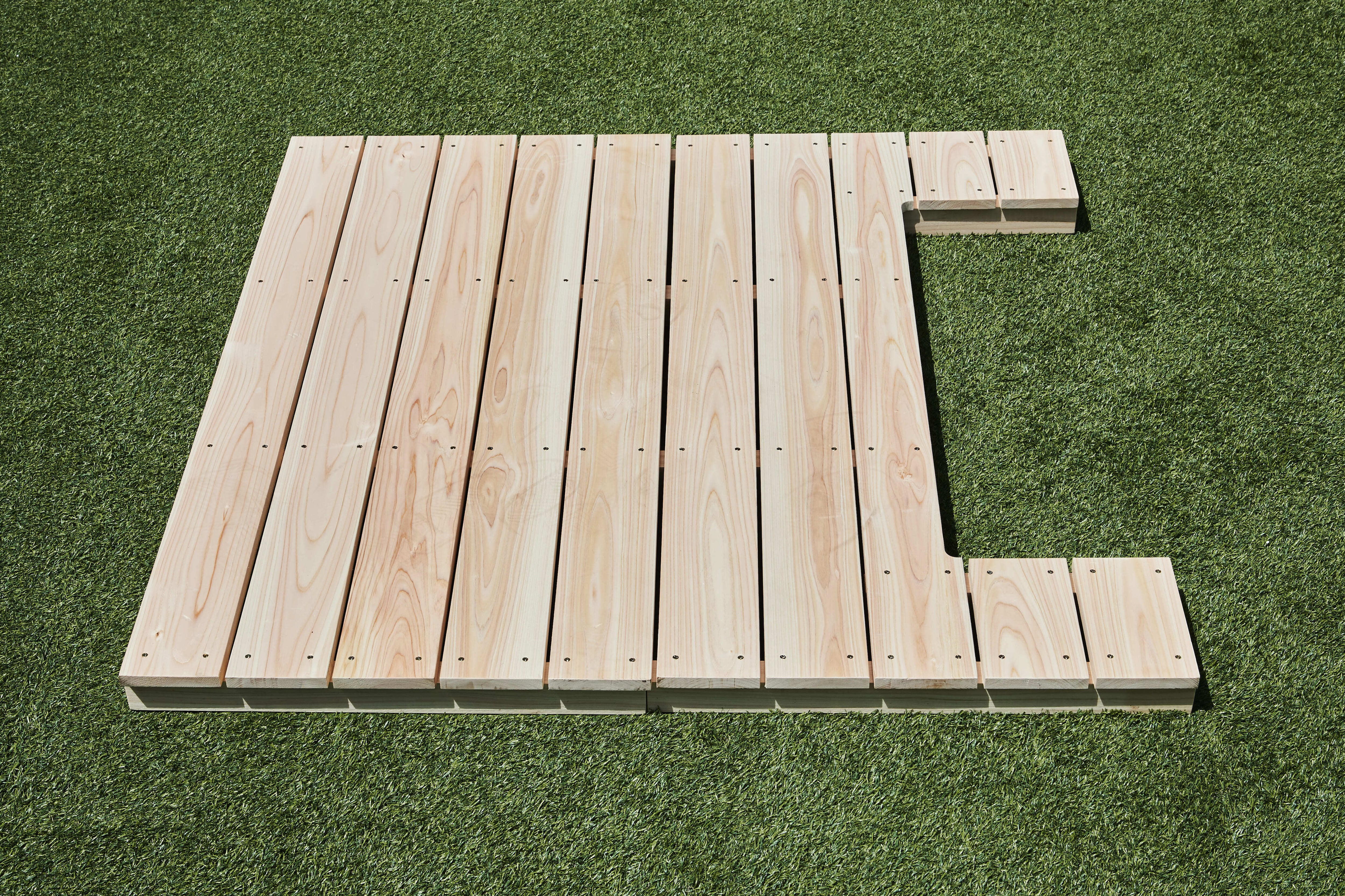 職人さん手作り おうちDEサウナ専用設計『サウナすのこ』【2人用