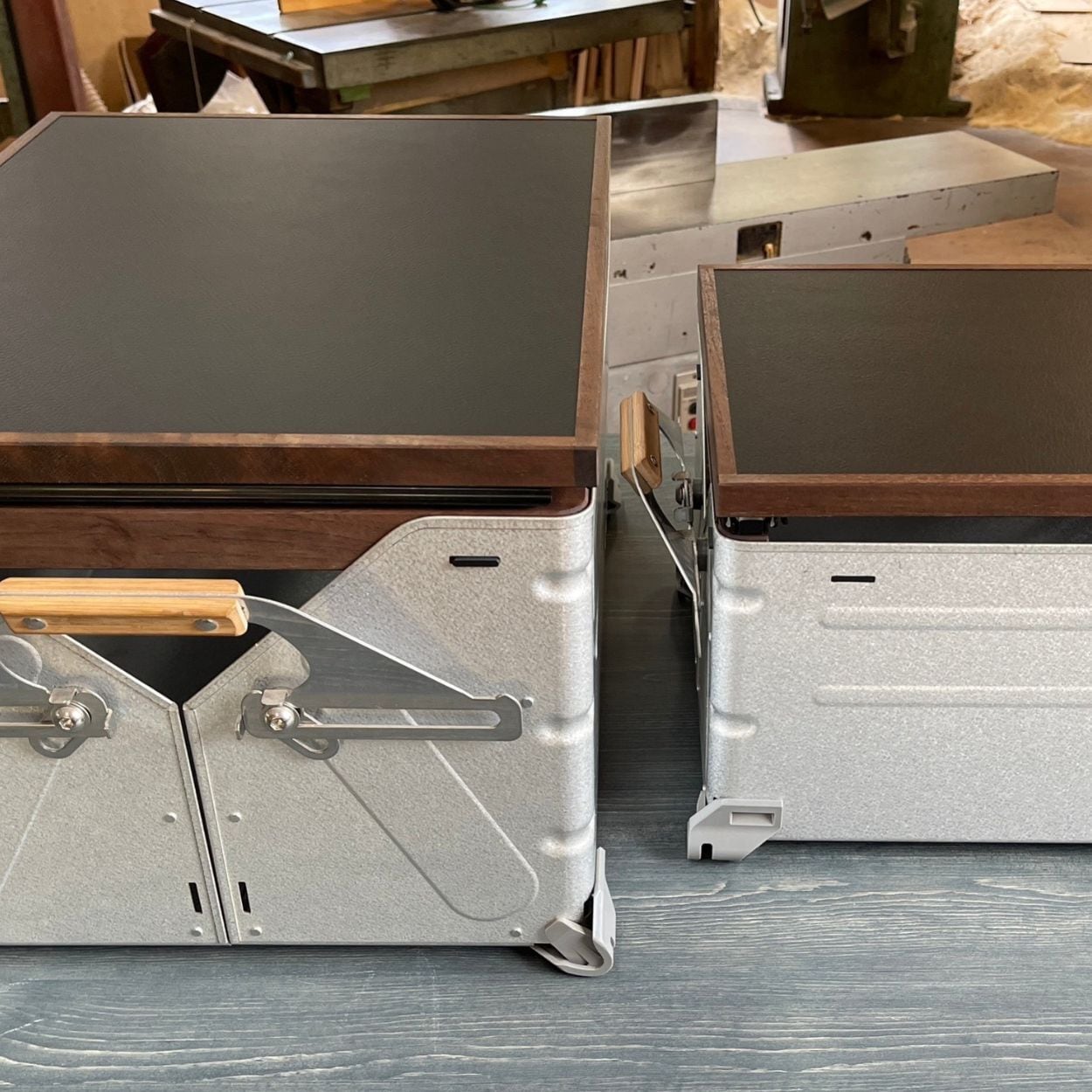 送料無料】スノーピーク シェルフコンテナ25タイプ専用カスタム 土台＋