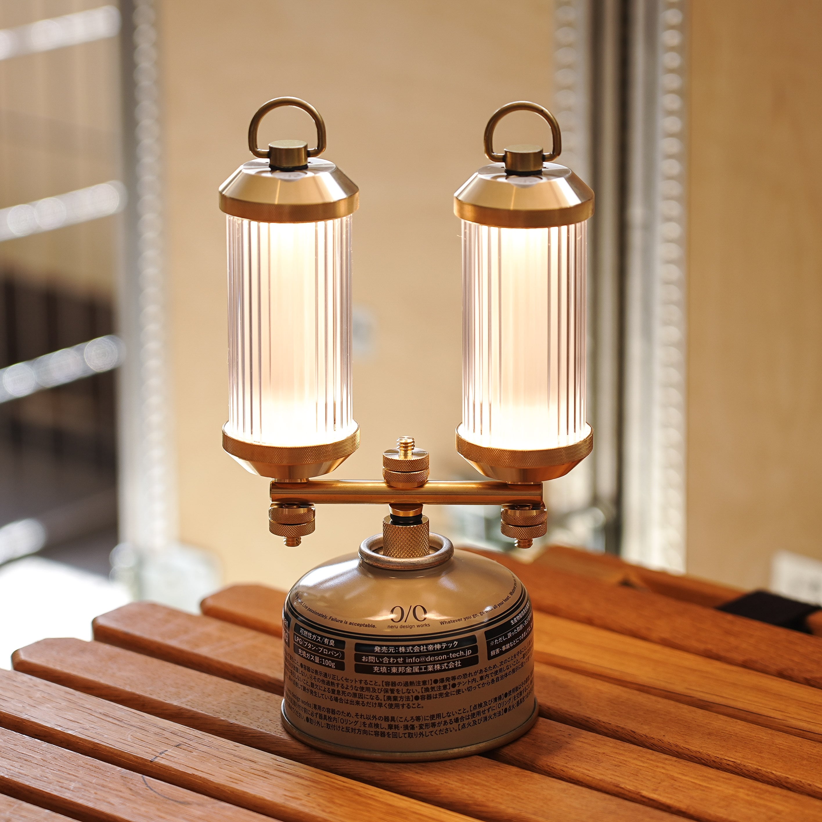 ガス管アダプター 2股セット (BS) | 38explore