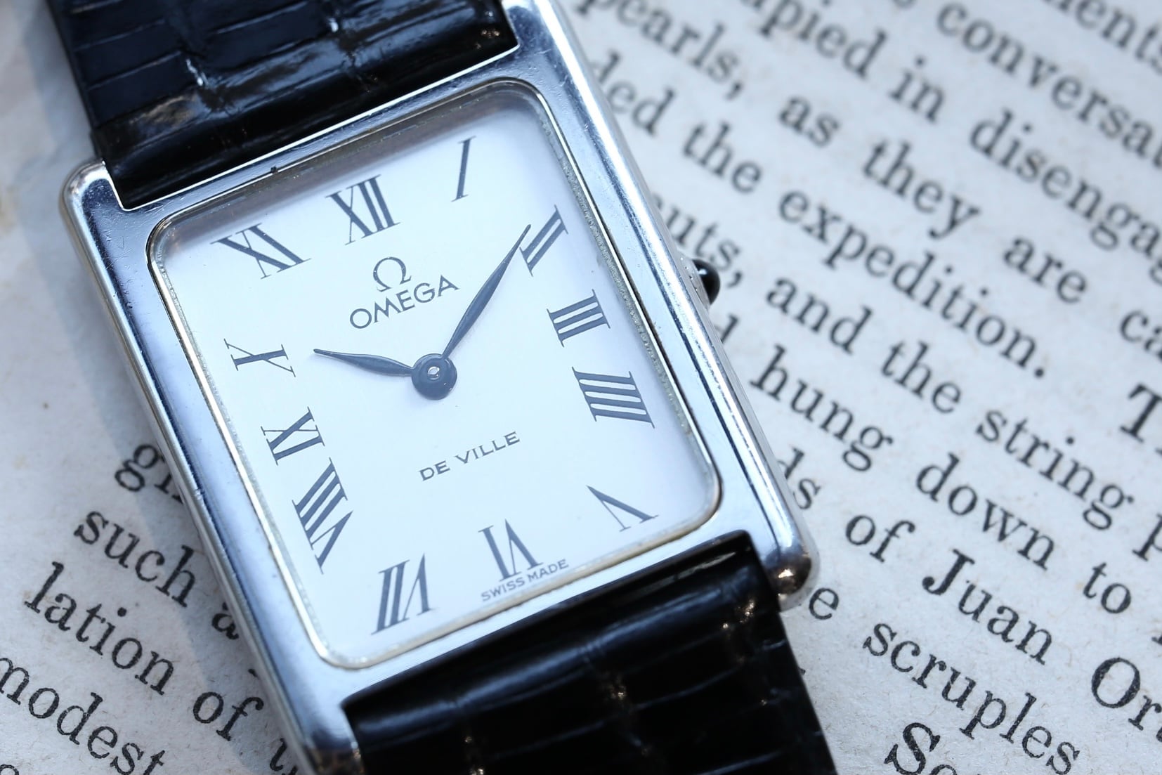 OMEGA】 1970's オメガ デビル レクタンギュラー ローマンインデックス