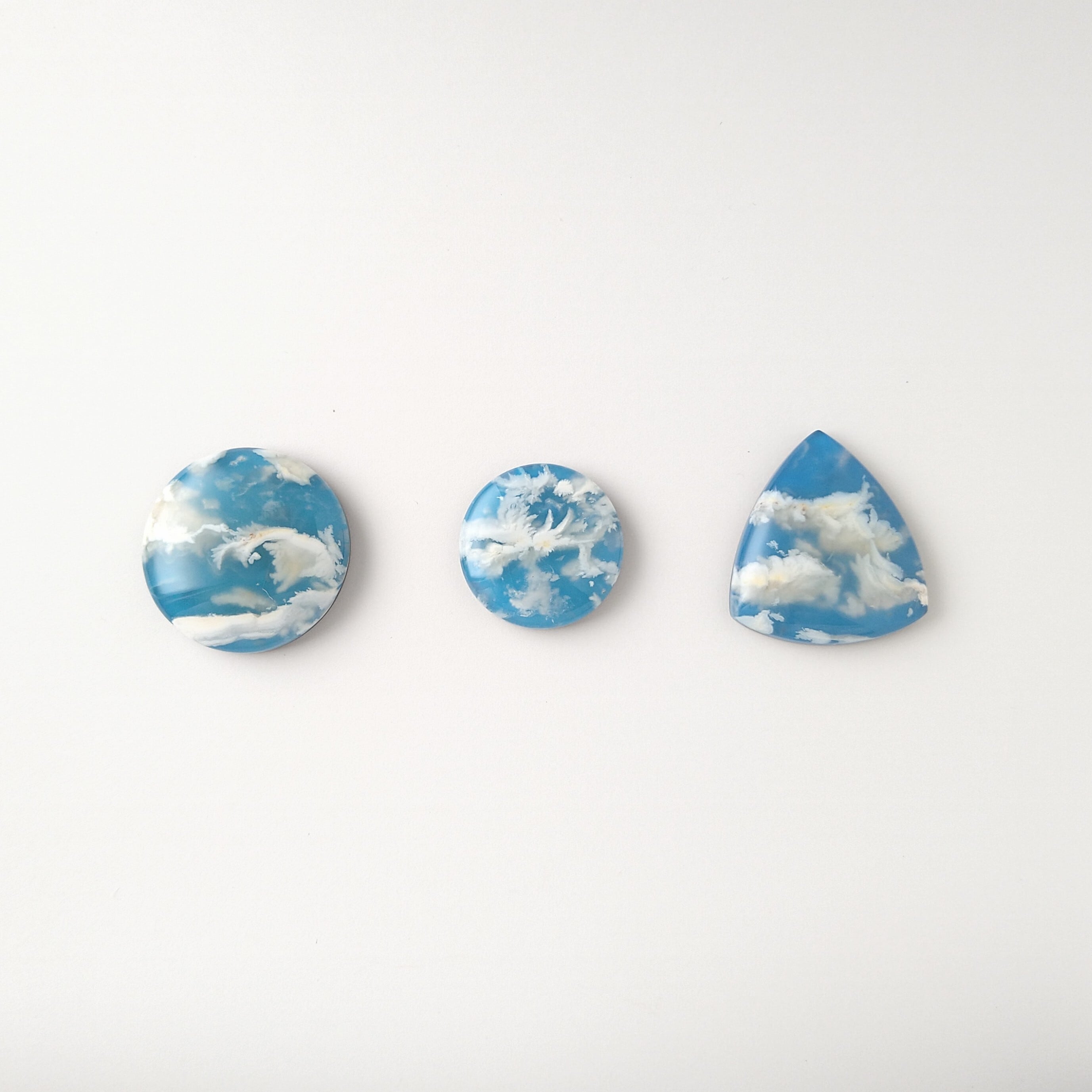 プルームアゲート ダブレット [09] | mit Stein