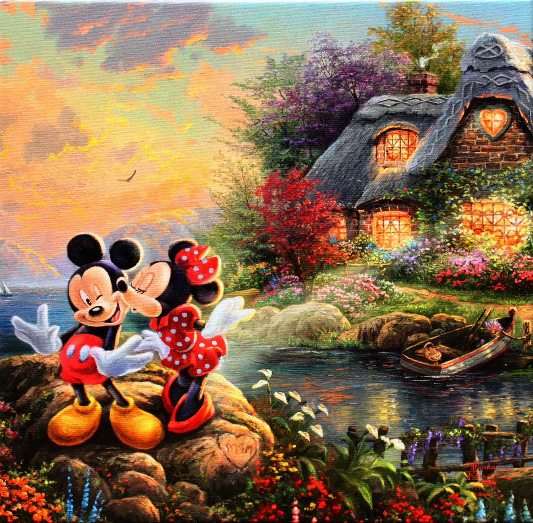 ディズニー「ミッキー&ミニー/スウィートハート コーヴ」作品証明書