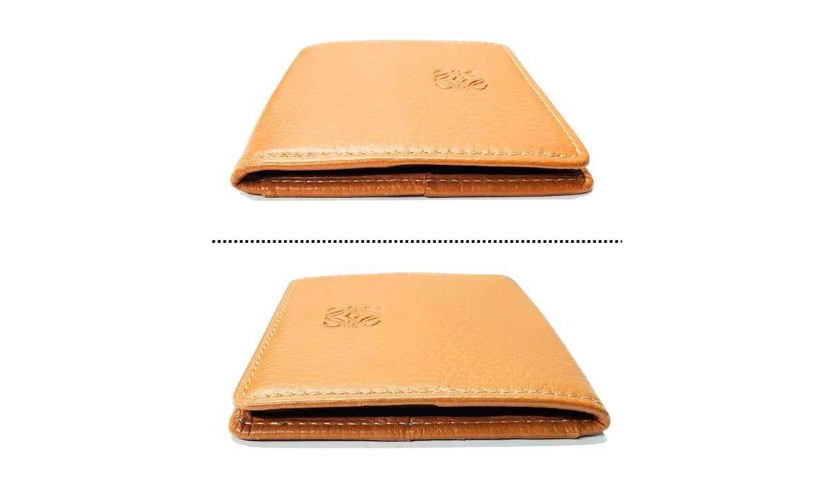 LOEWE ロエベ ホック式 ボックス型 コインケース 折りたたみ 小銭入れ