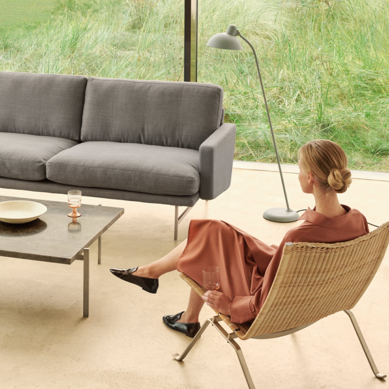 PK22™ / 籐 / ナチュラル / ポール・ケアホルム / FRITZ HANSEN