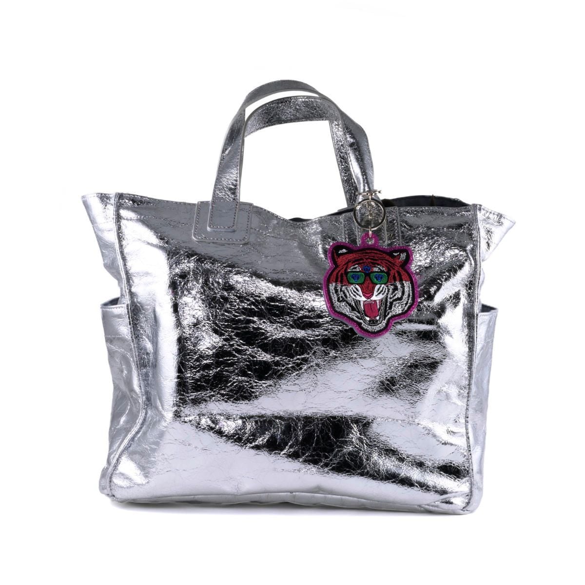 刺繍バッグチャーム/ Gino the Majestic Tiger_ピンク | MULGA THE