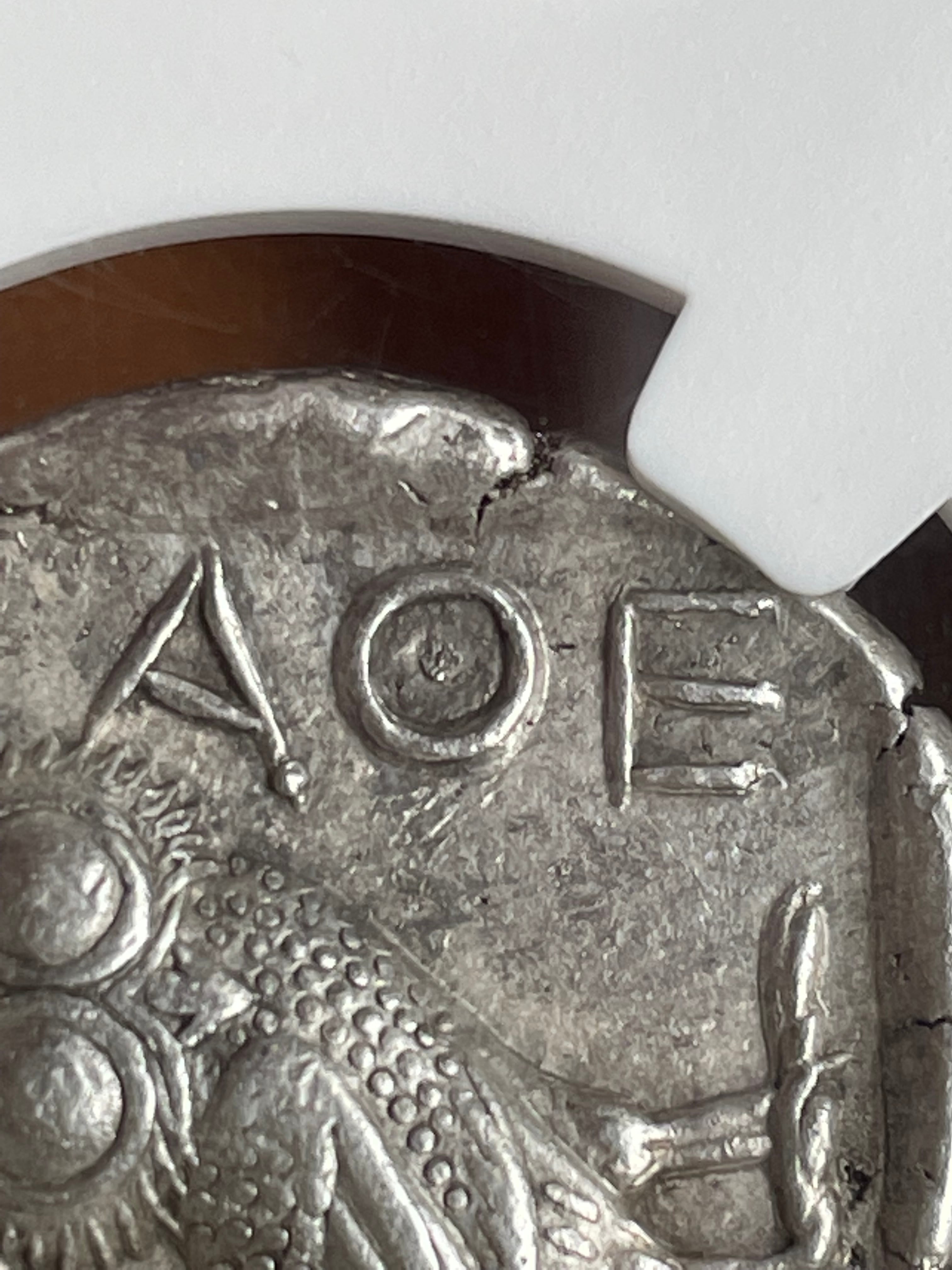 古代ギリシャ アテネ アテナとフクロウ(BC440-404) テトラドラクマ銀貨