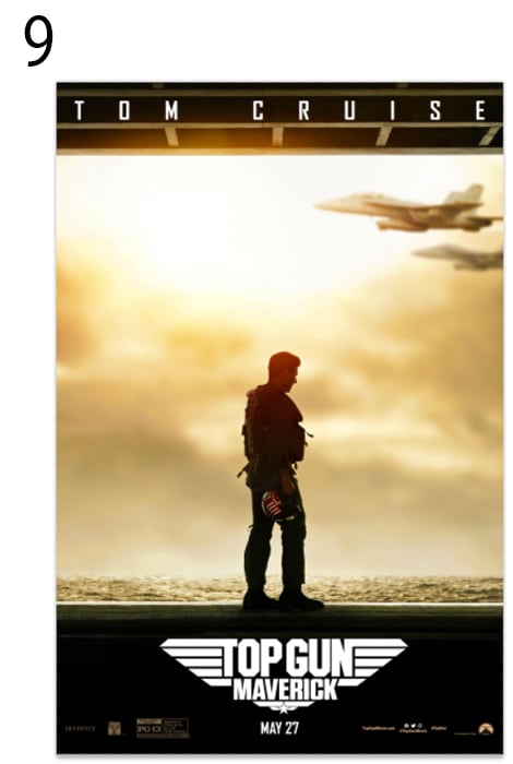 トップガン マーヴェリック 60×90㎝サイズ版 ポスター各種 トム
