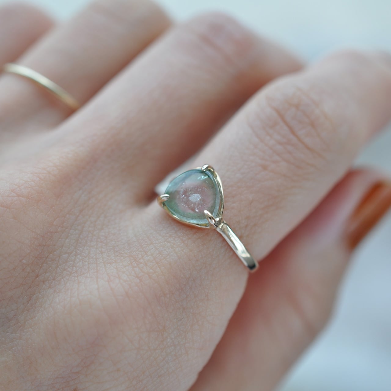K10】Watermelon Tourmaline ウォーターメロントルマリン リング