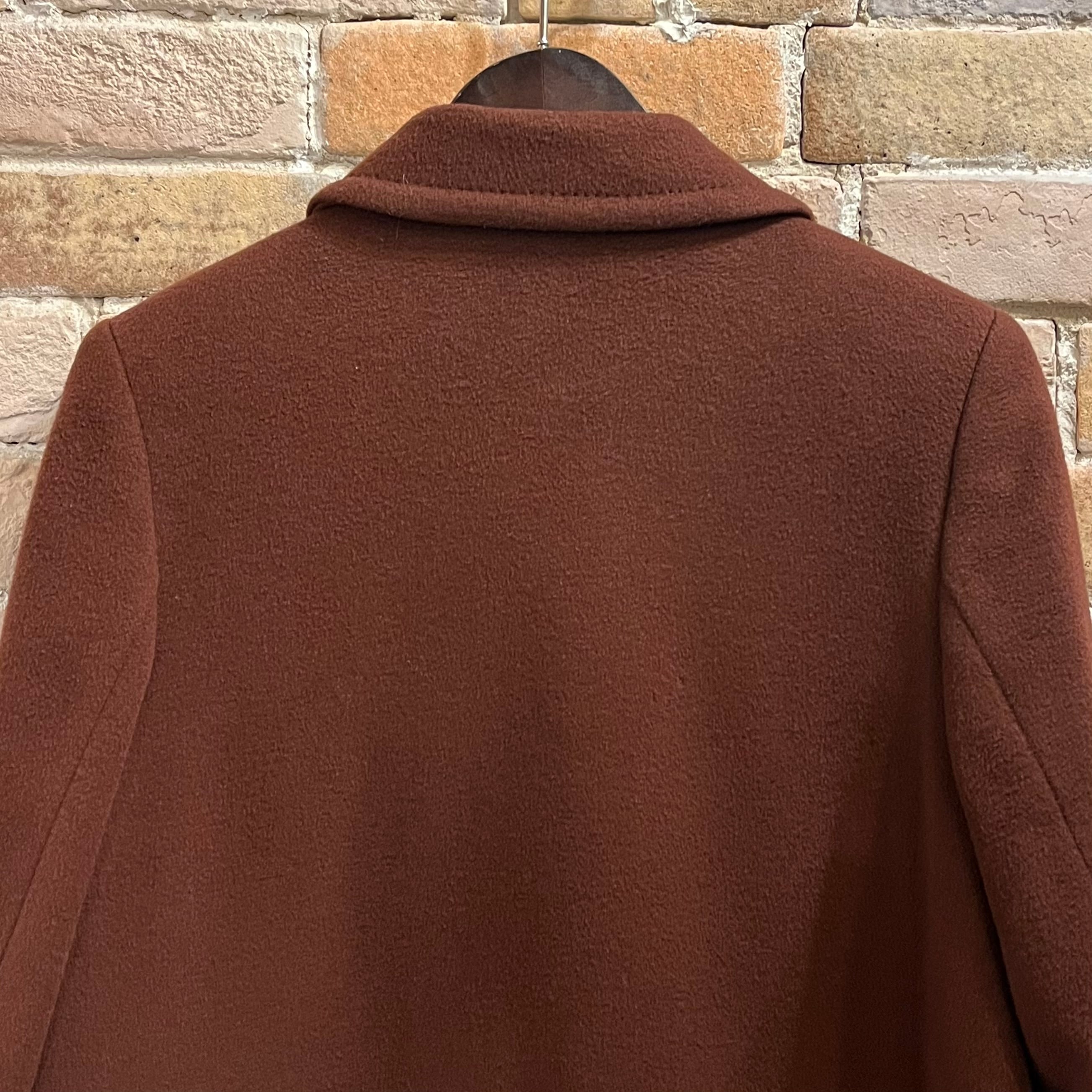 old england “ladies wool coat brown” size38 オールドイングランド