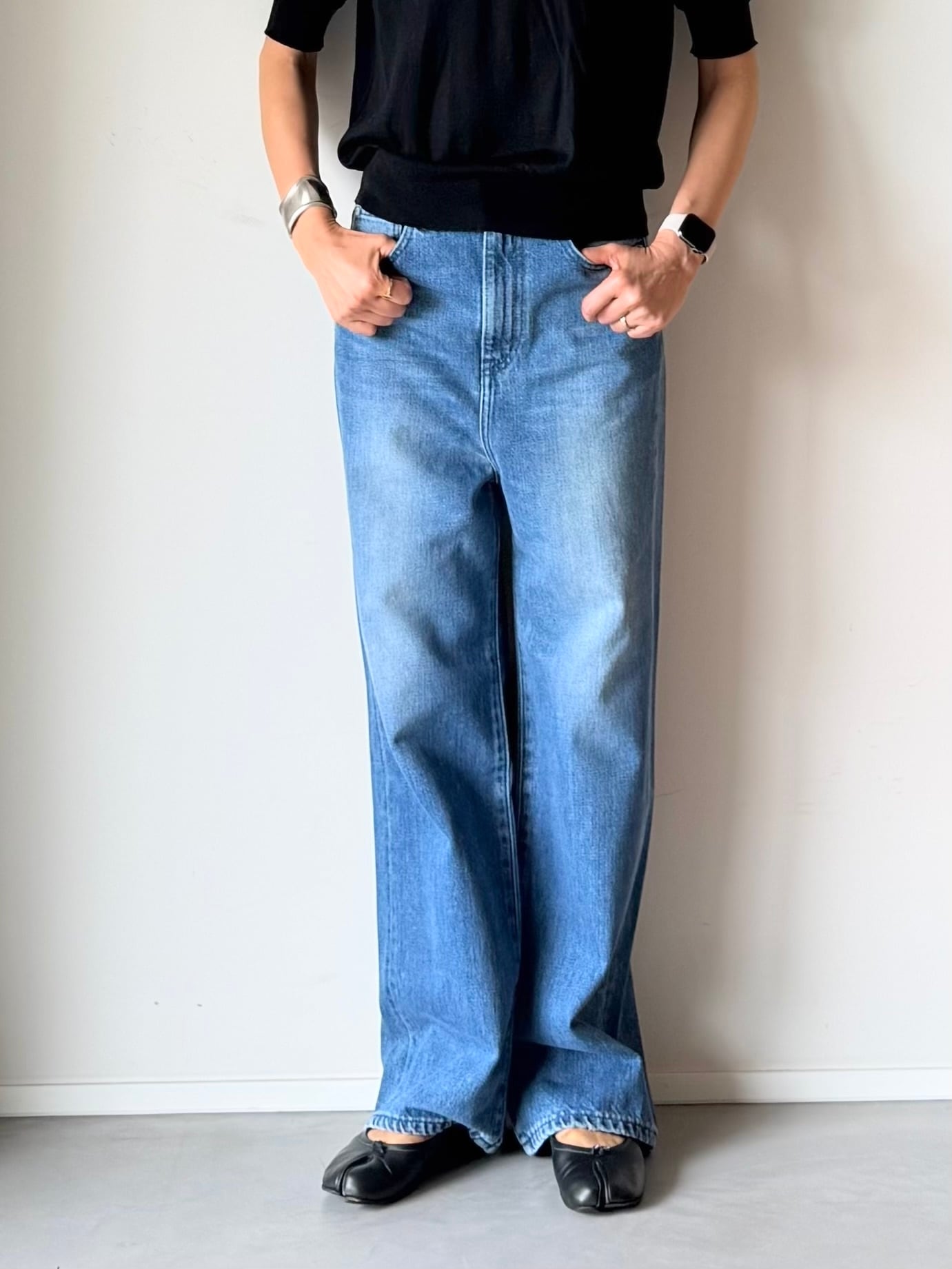 数量限定/次回生産未定】SALUU サルー / WB24314-MID BLUE | woadblue