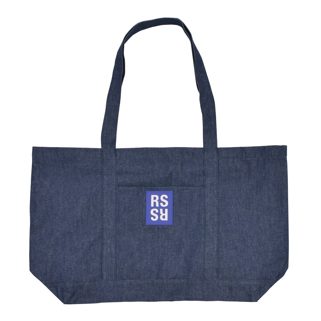 Raf Simons Oversized denim tote bag DARK NAVY | AYIN