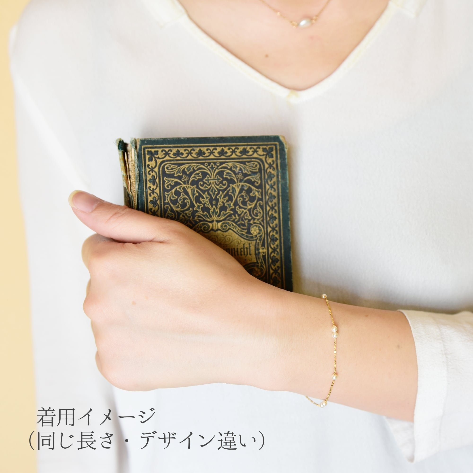 家族の誕生石でセミオーダー【14kgf ブレスレット】シンプルなママの