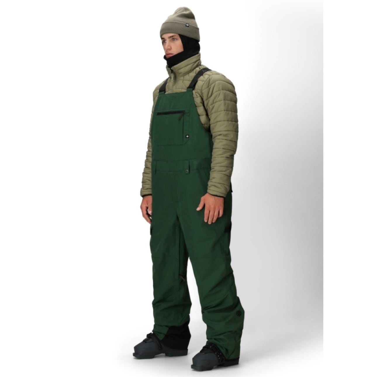 686 『 Men's Hot Lap Insulated Bib - Moss Green Ripstop 』 25-26