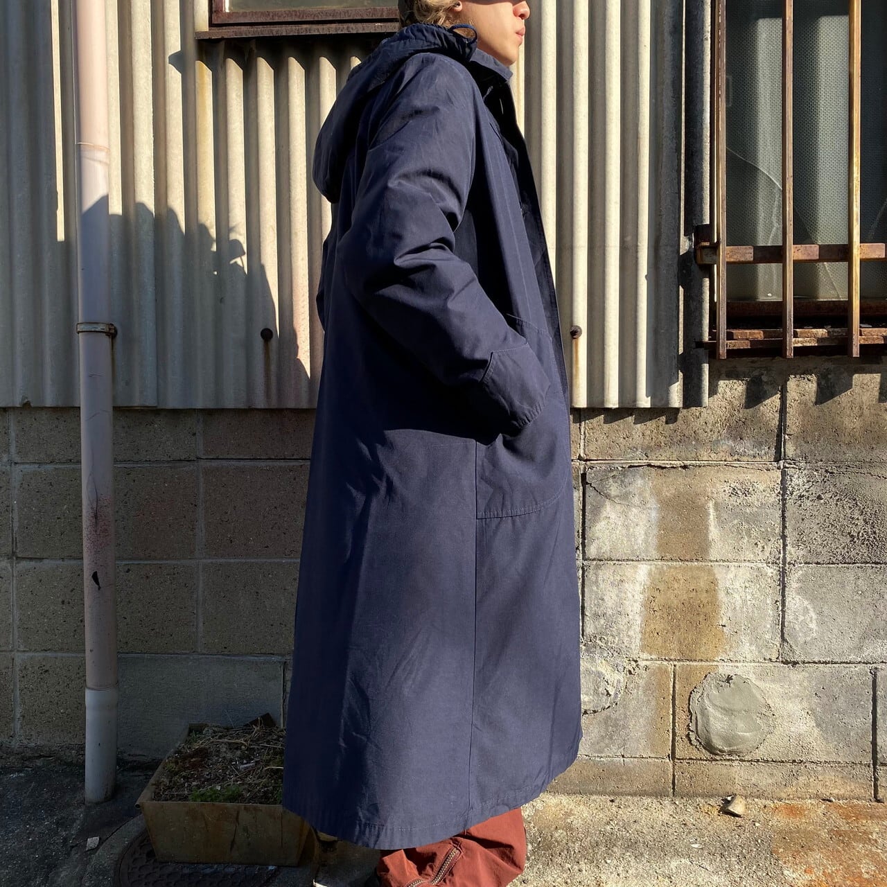 80〜90年代 Eddie Bauer エディーバウアー フード付き ダウンライナー