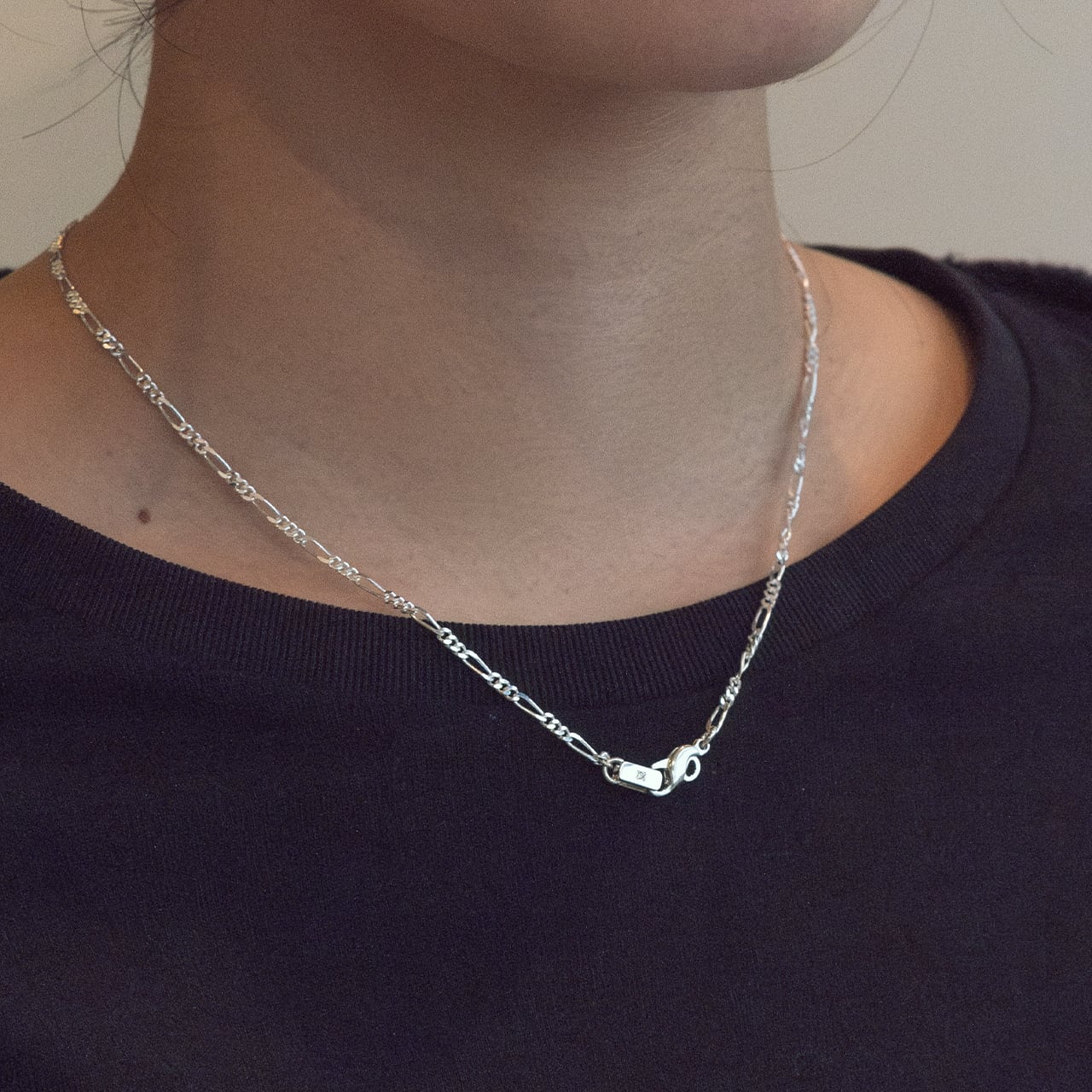 2本セット（刻印可）】ツインダイヤモンドネックレス｜シルバー925