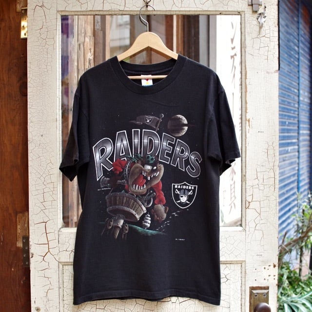1990s Los Angels RAIDERS NFL T-shirt / レイダース Looney Tunes T
