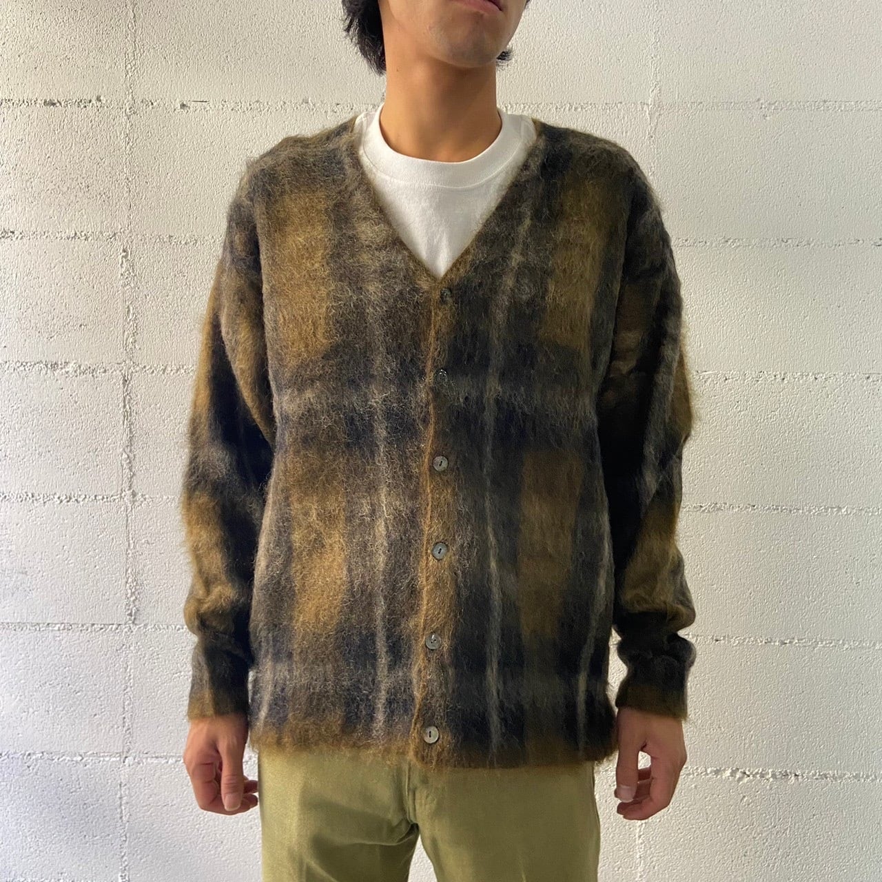 国産】STEP AHEAD Mohair Cardigan Patern Color Version | STEP AHEAD