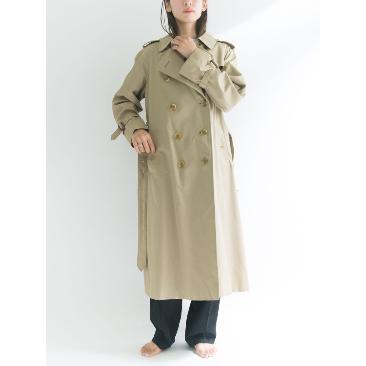 Burberrys】Made in England 80's trench coat（バーバリーズ トレンチ