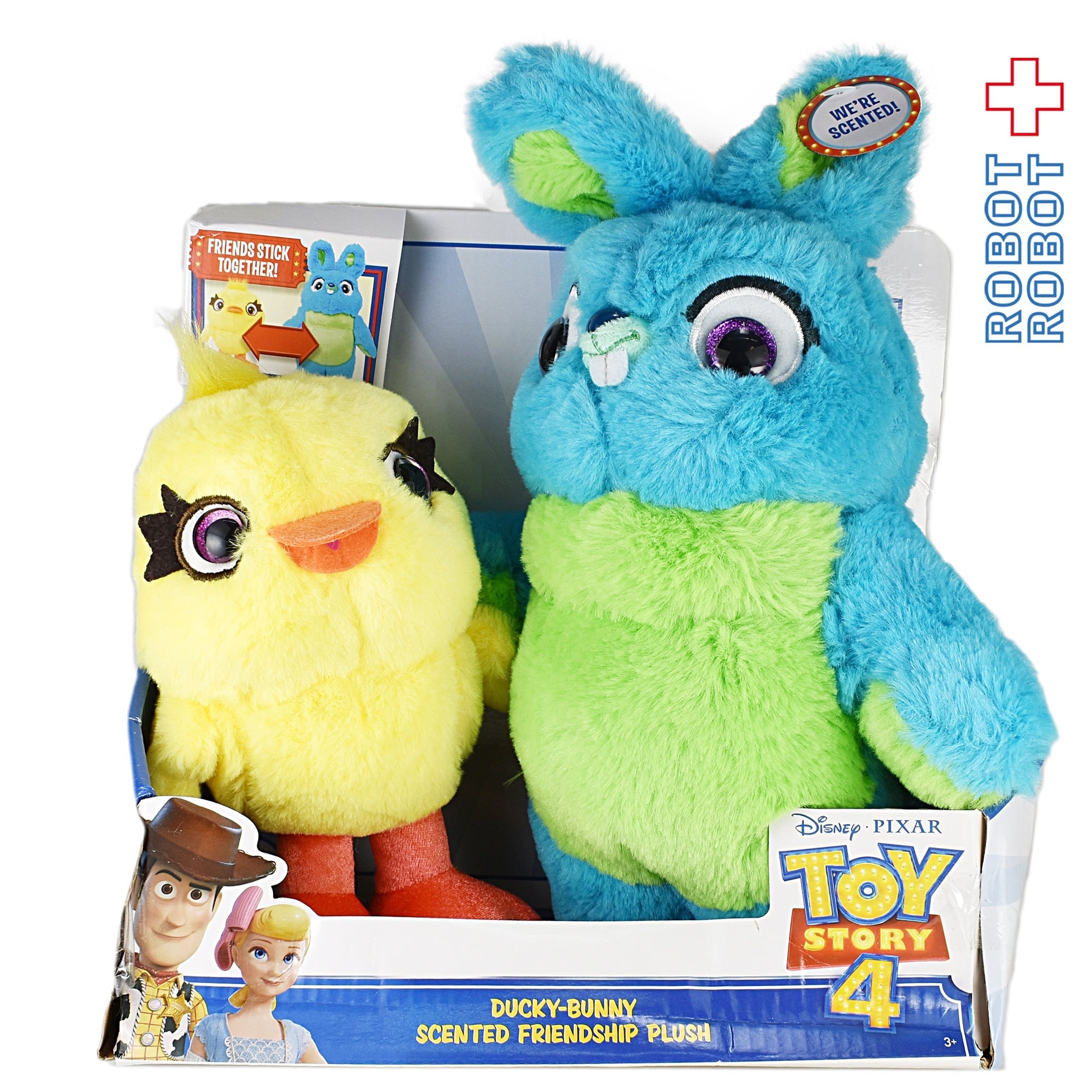 トイ・ストーリー4 ダッキー&バニー 香り付き ぬいぐるみ | ROBOTROBOT