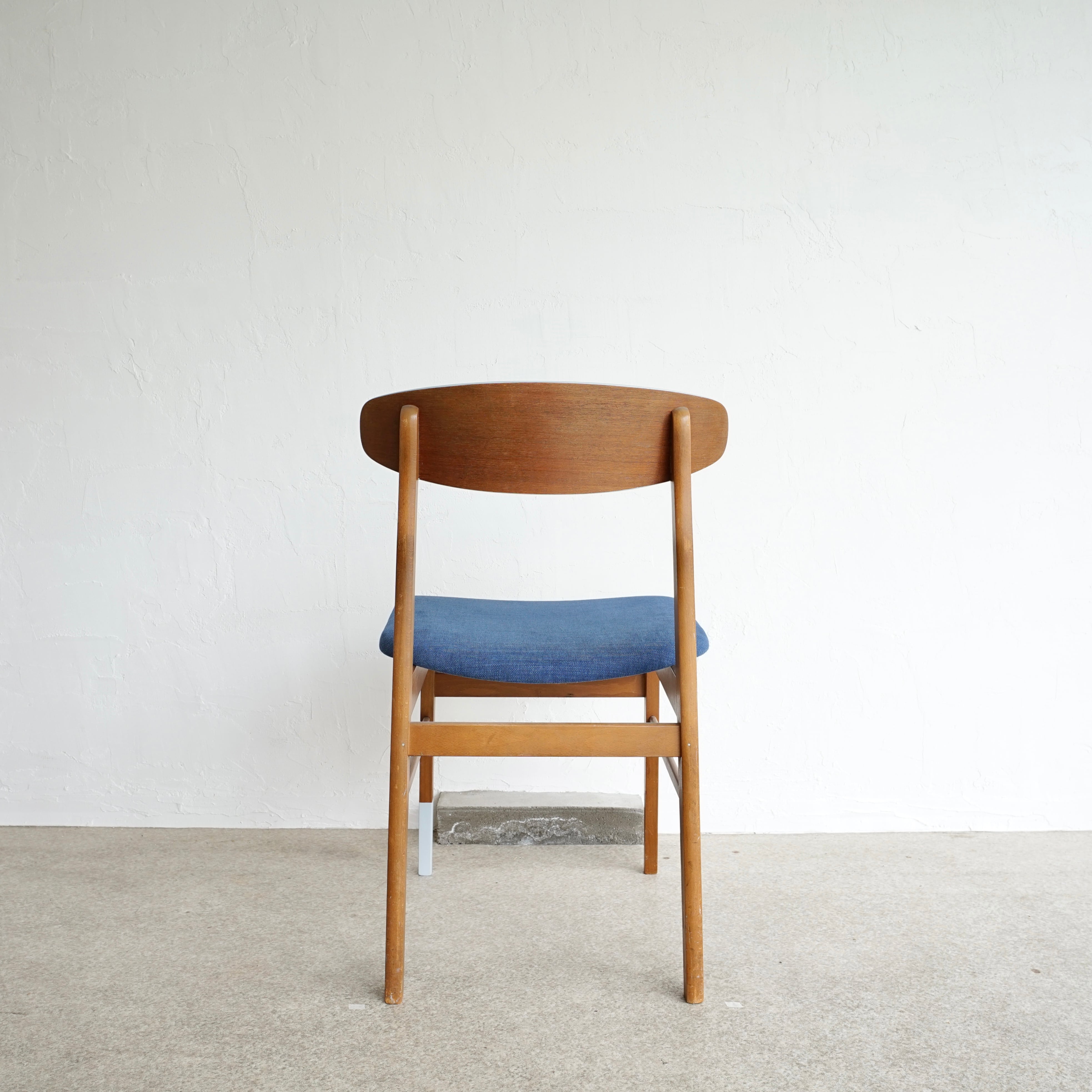 ダイニングチェア 北欧ビンテージ ペイント (チーク/ビーチ